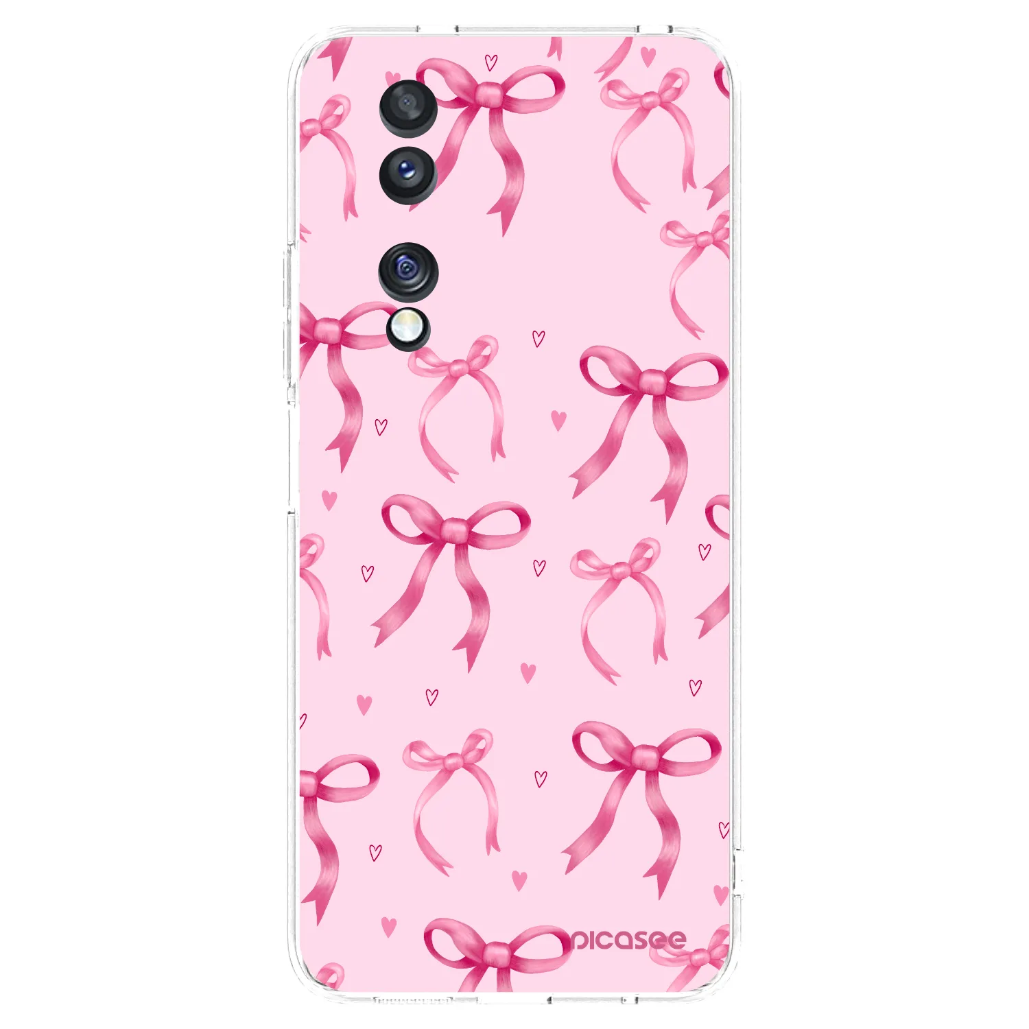 Picasee átlátszó szilikon tok az alábbi mobiltelefonokra Honor 70 - Bow Aesthetic