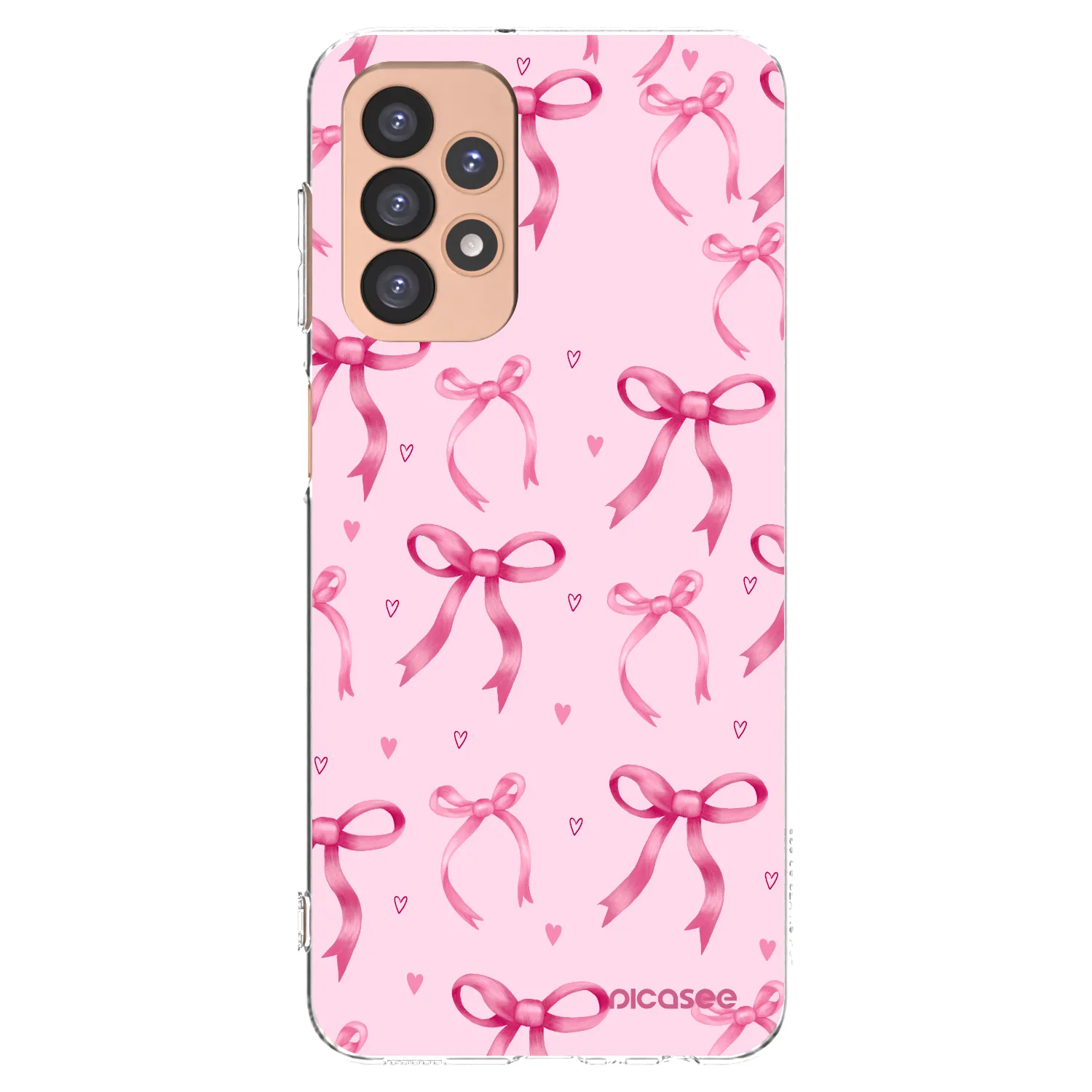 Picasee átlátszó szilikon tok az alábbi mobiltelefonokra Samsung Galaxy A23 A236B 5G - Bow Aesthetic