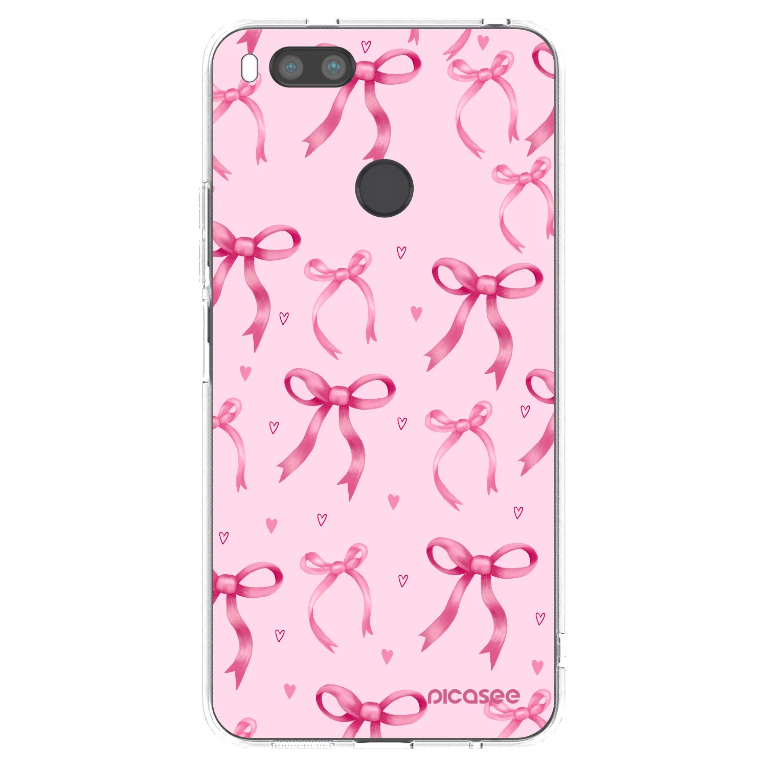 Picasee átlátszó szilikon tok az alábbi mobiltelefonokra Xiaomi Redmi A1 - Bow Aesthetic