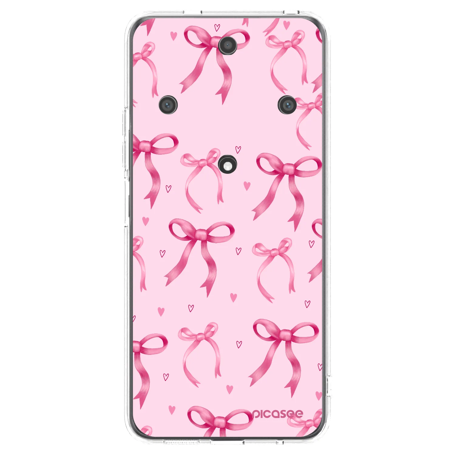 Picasee átlátszó szilikon tok az alábbi mobiltelefonokra Honor Magic5 Lite 5G - Bow Aesthetic