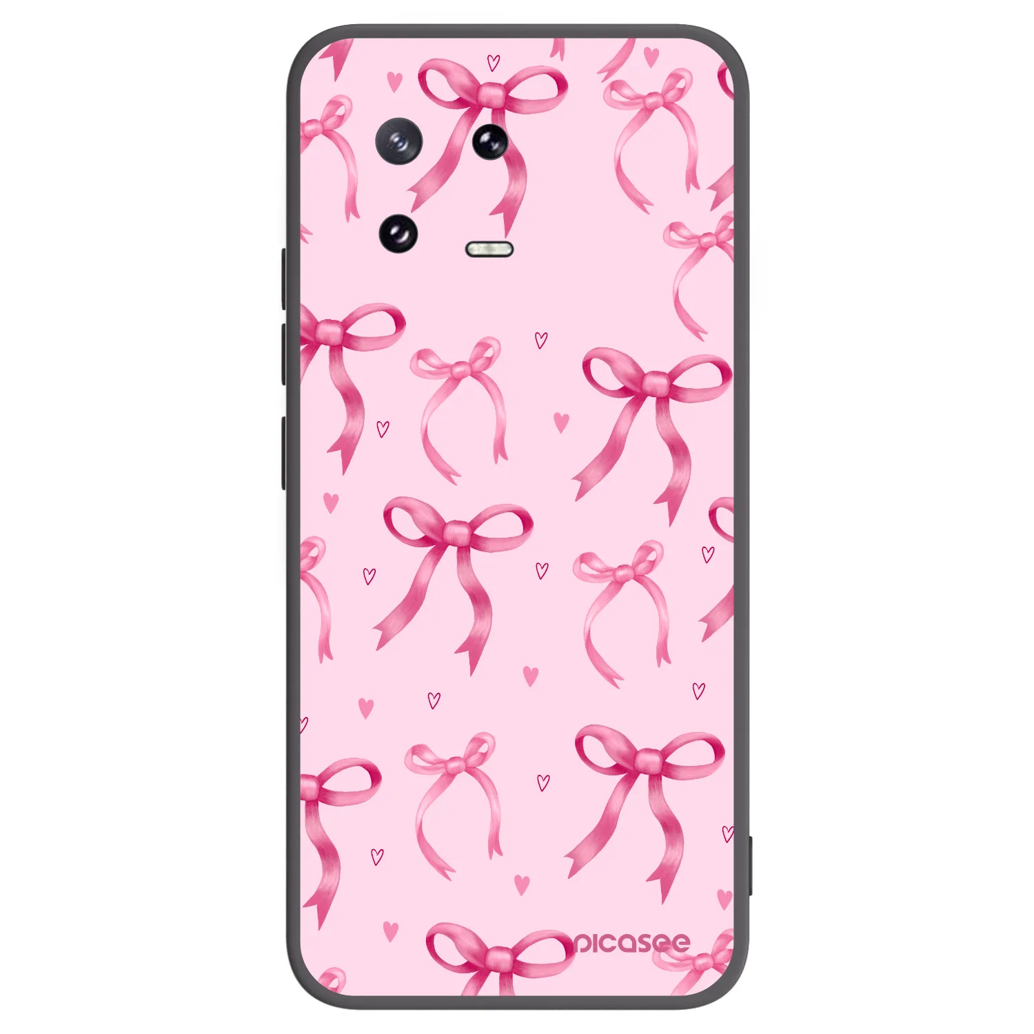 Picasee fekete szilikon tok az alábbi mobiltelefonokra Xiaomi 13 Pro - Bow Aesthetic