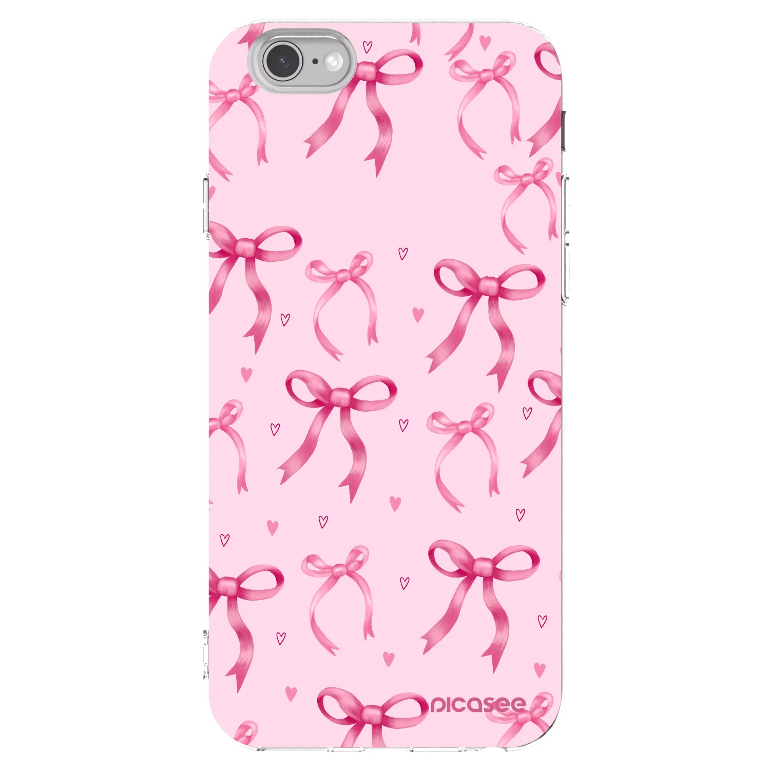 Picasee átlátszó szilikon tok az alábbi mobiltelefonokra Apple iPhone 6/6S - Bow Aesthetic
