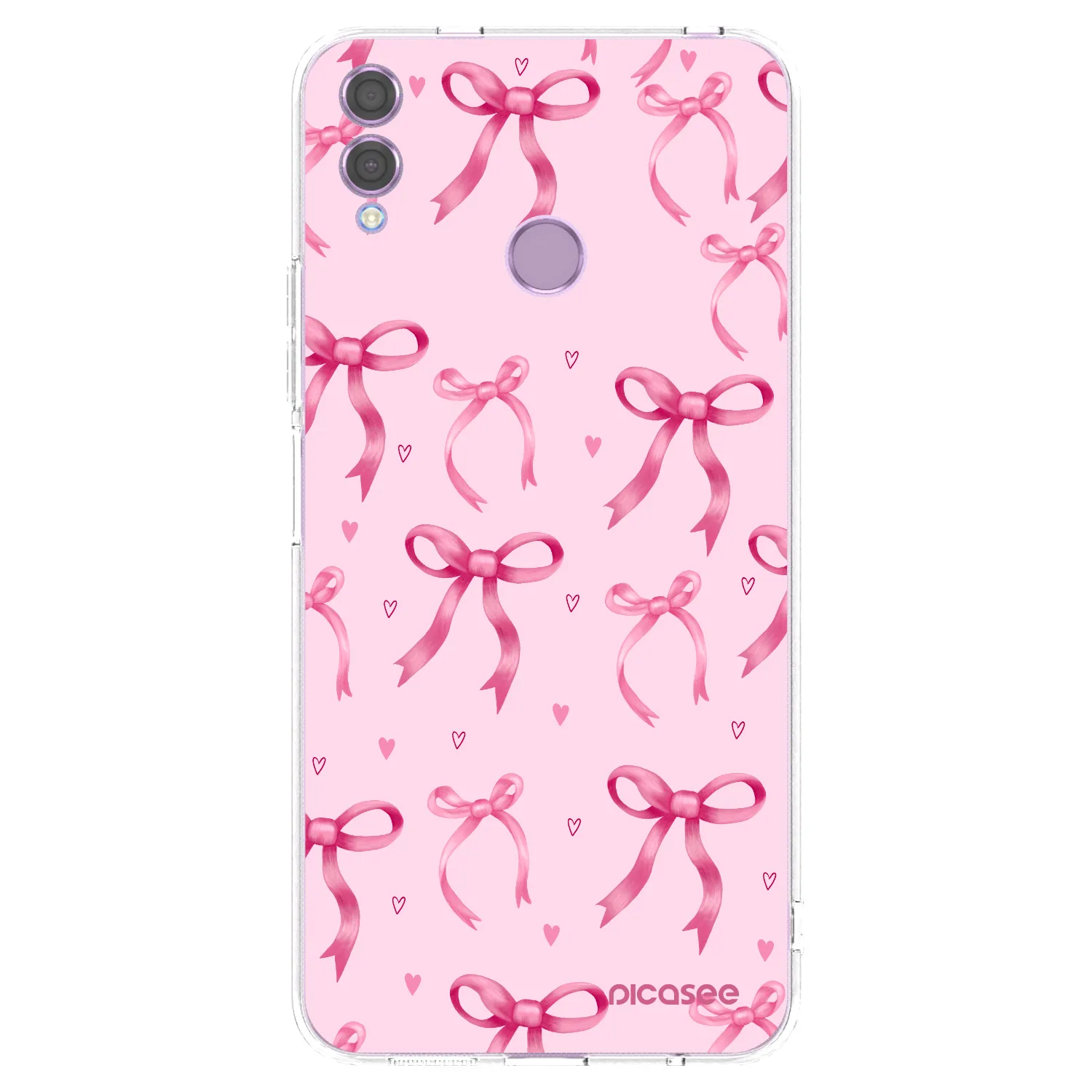 Picasee átlátszó szilikon tok az alábbi mobiltelefonokra Honor 8X - Bow Aesthetic
