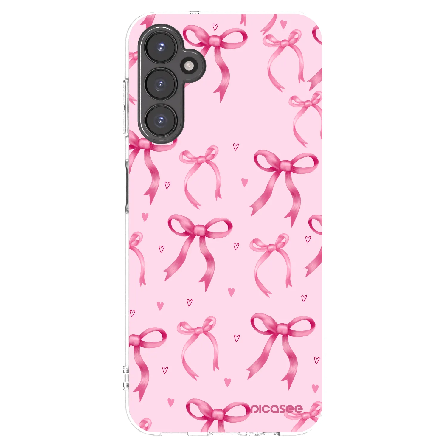 Picasee átlátszó szilikon tok az alábbi mobiltelefonokra Samsung Galaxy A14 4G A145R - Bow Aesthetic