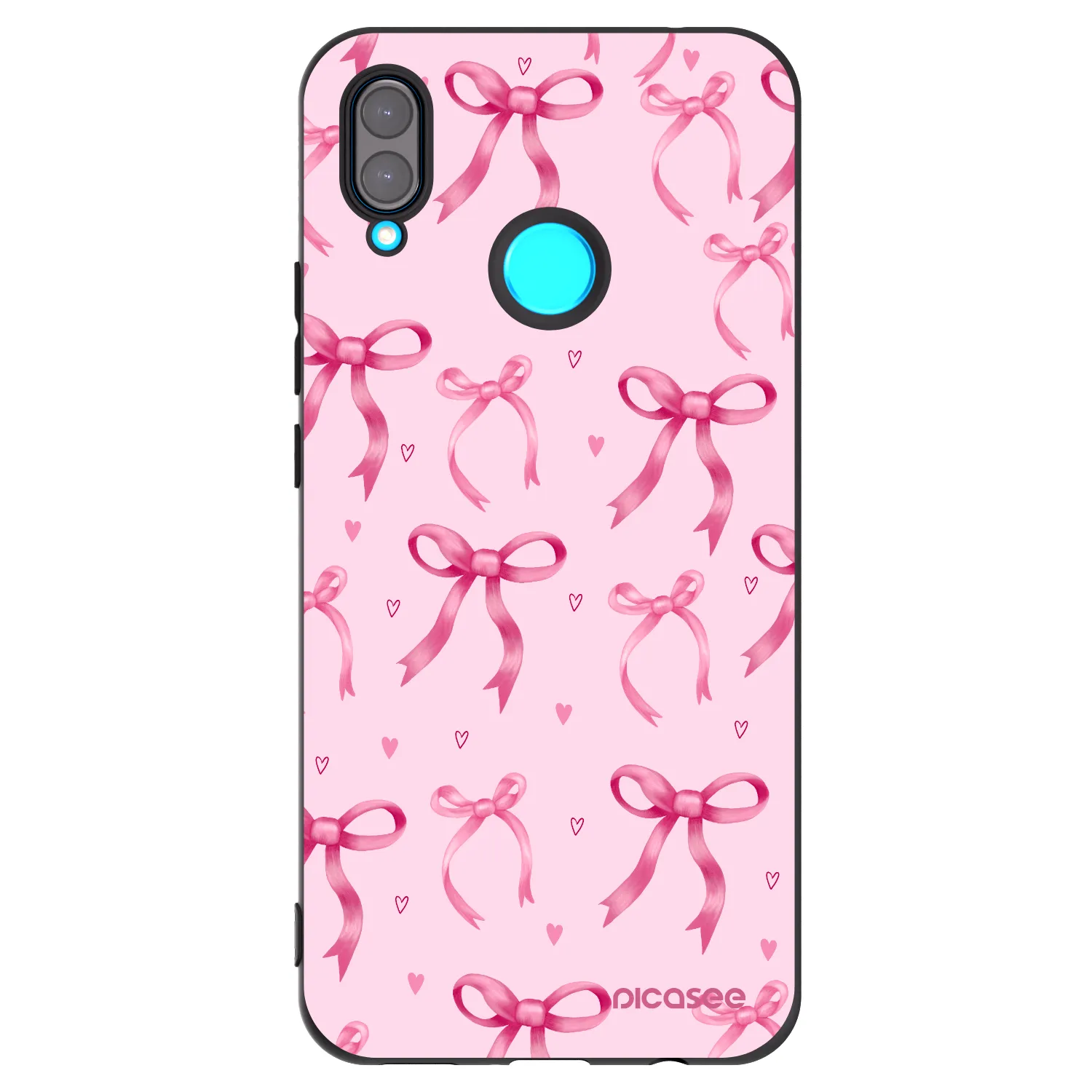 Picasee fekete szilikon tok az alábbi mobiltelefonokra Huawei Nova 3 - Bow Aesthetic