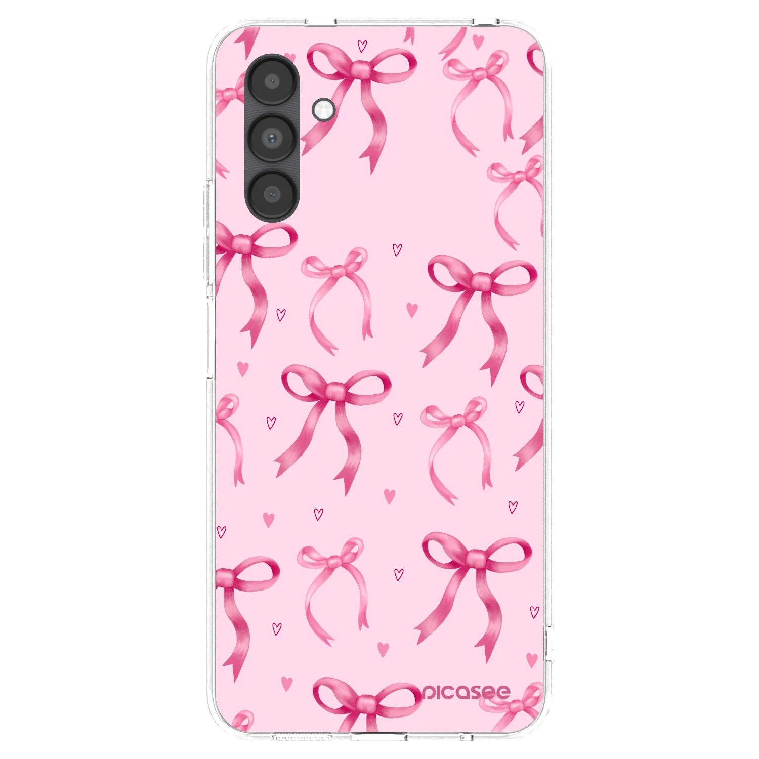 Picasee átlátszó szilikon tok az alábbi mobiltelefonokra Samsung Galaxy A04s A047F - Bow Aesthetic