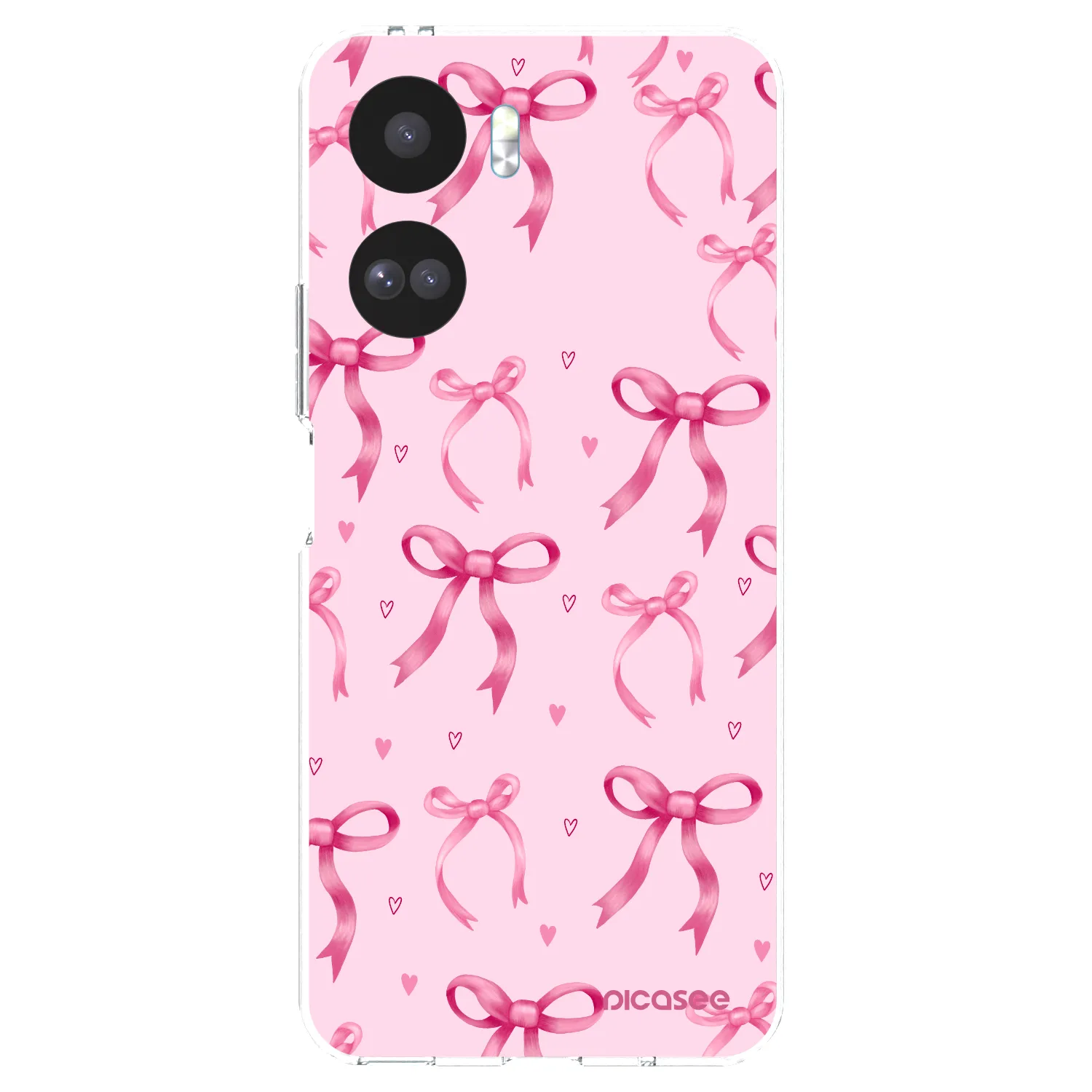 Picasee átlátszó szilikon tok az alábbi mobiltelefonokra Honor 90 Lite 5G - Bow Aesthetic