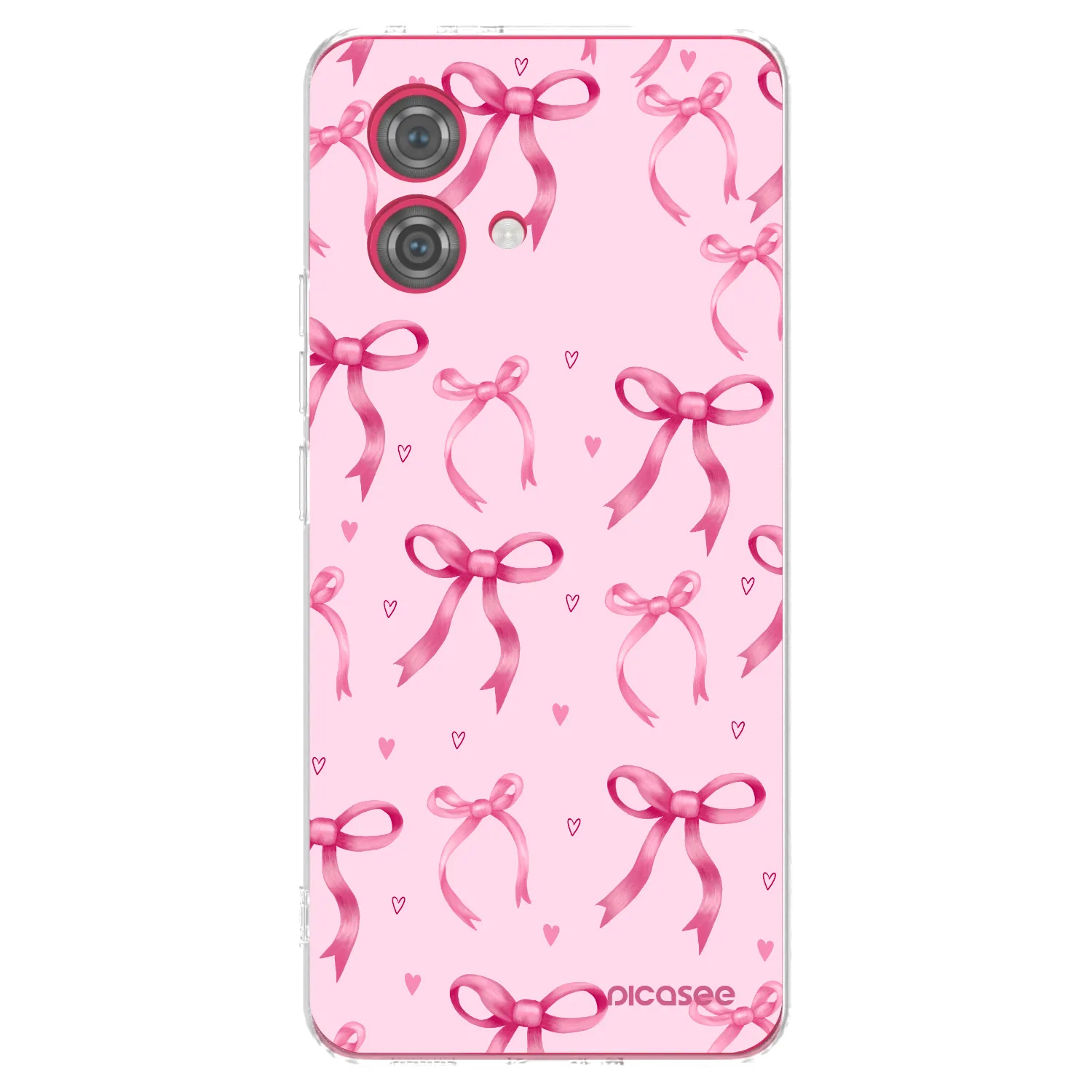 Picasee átlátszó szilikon tok az alábbi mobiltelefonokra Motorola Moto G84 5G - Bow Aesthetic