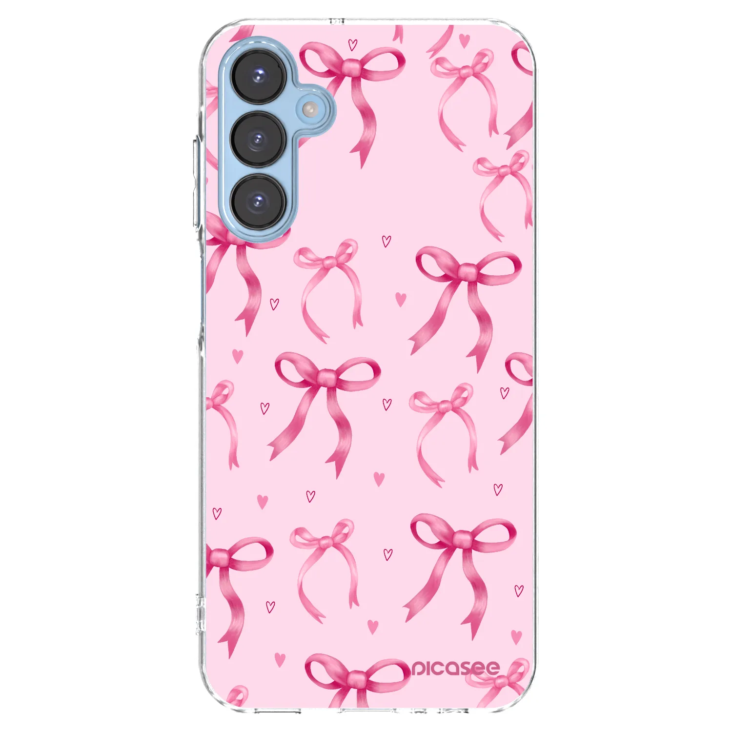 Picasee átlátszó szilikon tok az alábbi mobiltelefonokra Samsung Galaxy A15 A156B 5G - Bow Aesthetic
