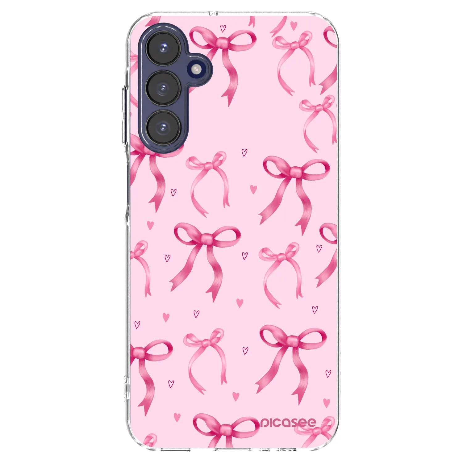 Picasee átlátszó szilikon tok az alábbi mobiltelefonokra Samsung Galaxy A15 A155F 4G - Bow Aesthetic