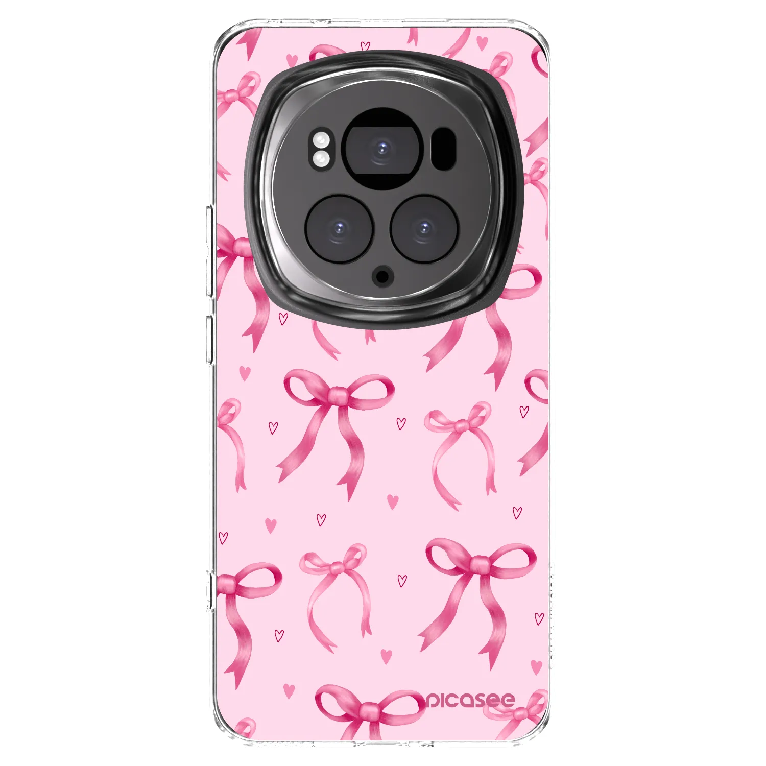 Picasee átlátszó szilikon tok az alábbi mobiltelefonokra Honor Magic6 Pro - Bow Aesthetic