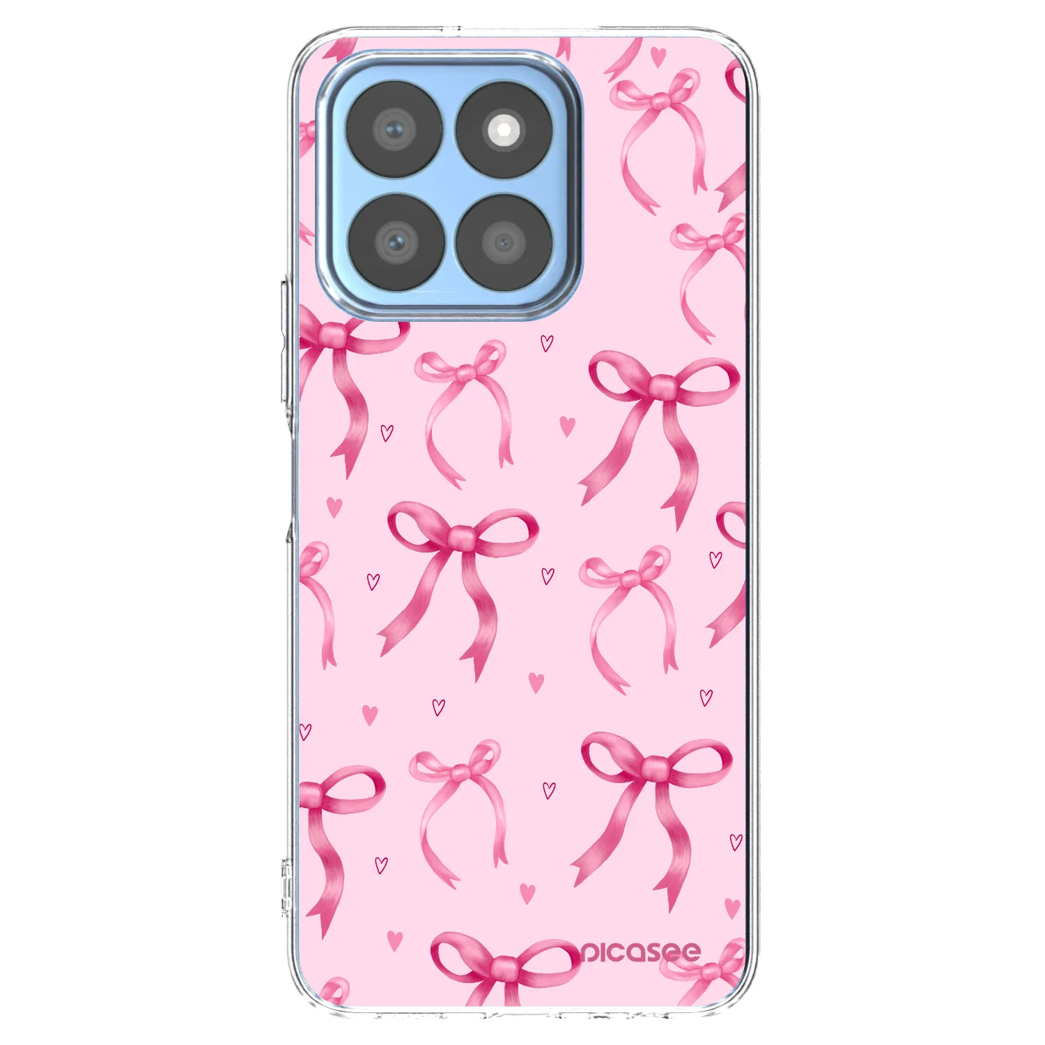 Picasee átlátszó szilikon tok az alábbi mobiltelefonokra Honor X8b - Bow Aesthetic