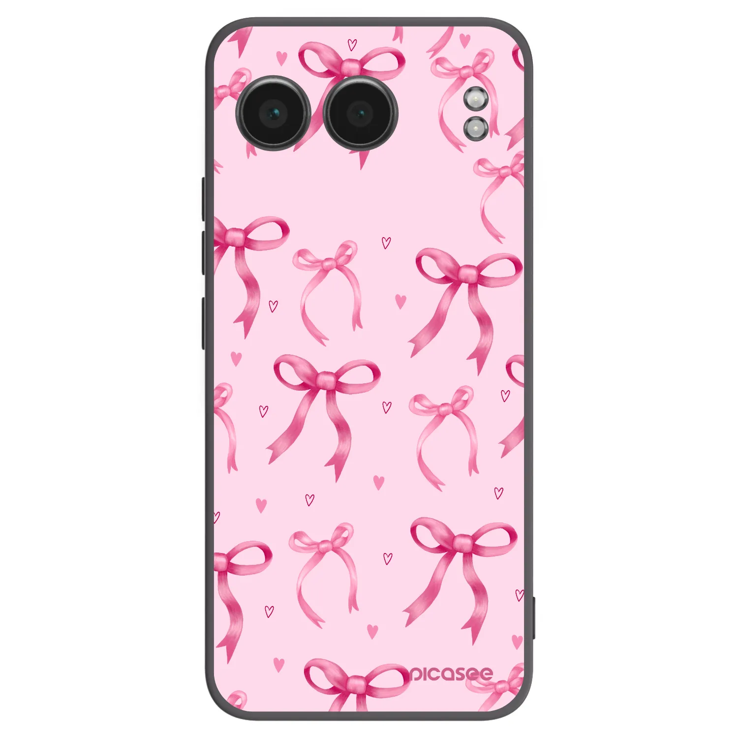 Picasee fekete szilikon tok az alábbi mobiltelefonokra OnePlus Nord 4 - Bow Aesthetic