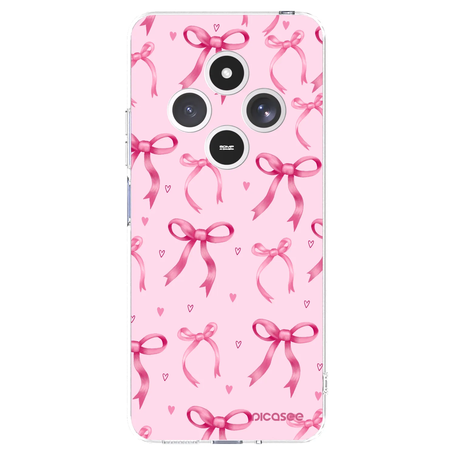 Picasee átlátszó szilikon tok az alábbi mobiltelefonokra Xiaomi Redmi 14C - Bow Aesthetic