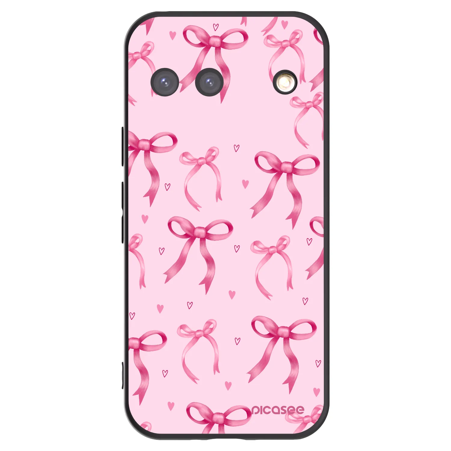 Picasee fekete szilikon tok az alábbi mobiltelefonokra Google Pixel 9 - Bow Aesthetic