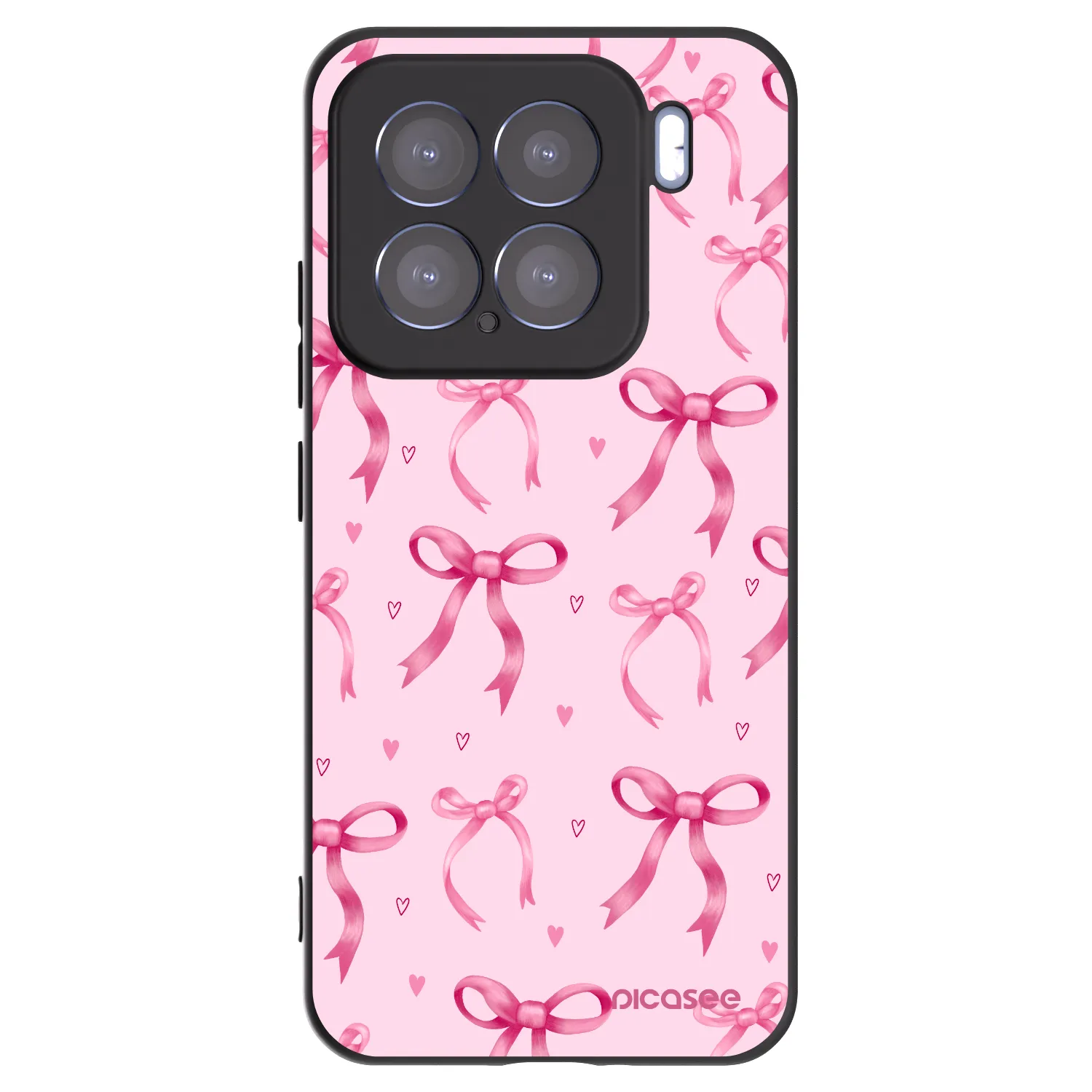 Picasee fekete szilikon tok az alábbi mobiltelefonokra Xiaomi 15 - Bow Aesthetic