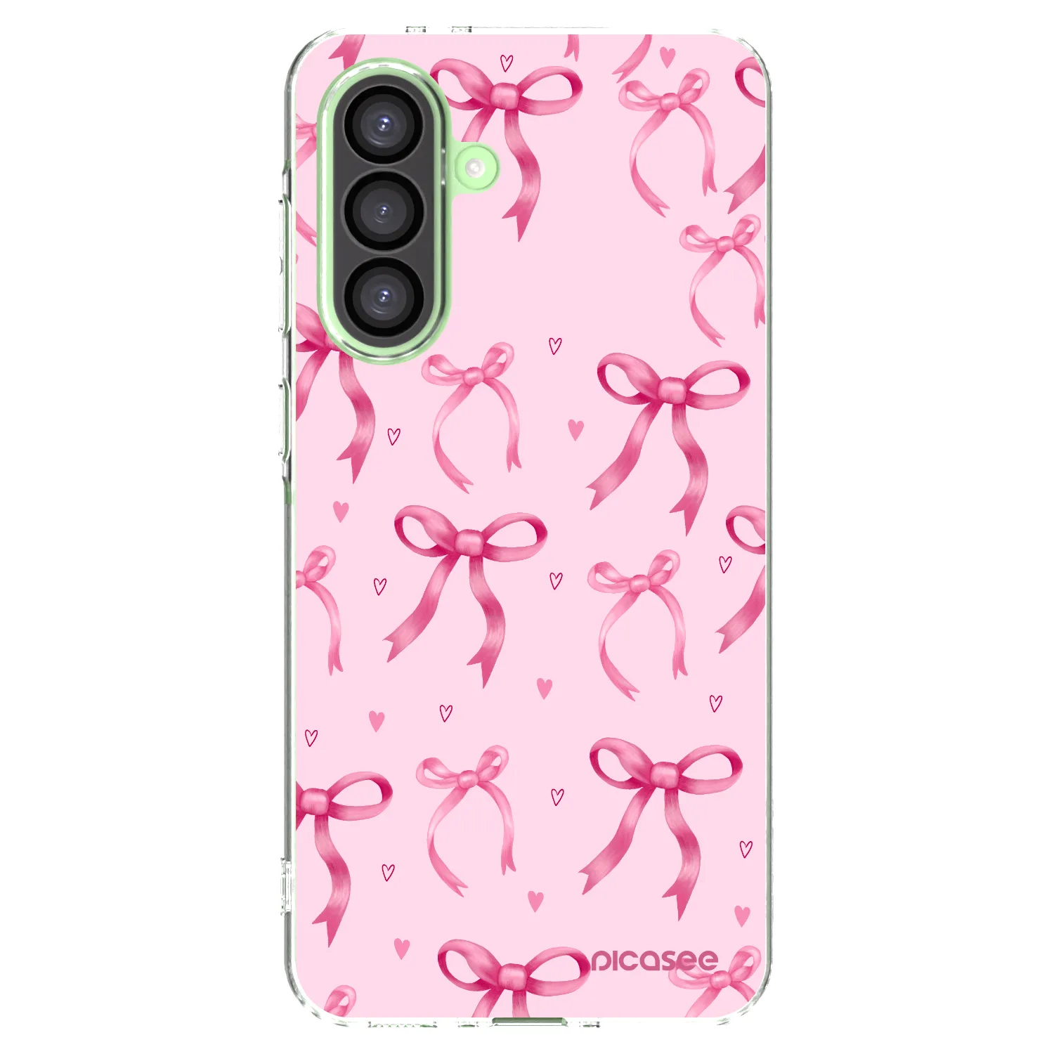 Picasee átlátszó szilikon tok az alábbi mobiltelefonokra Samsung Galaxy A26 5G A266B - Bow Aesthetic