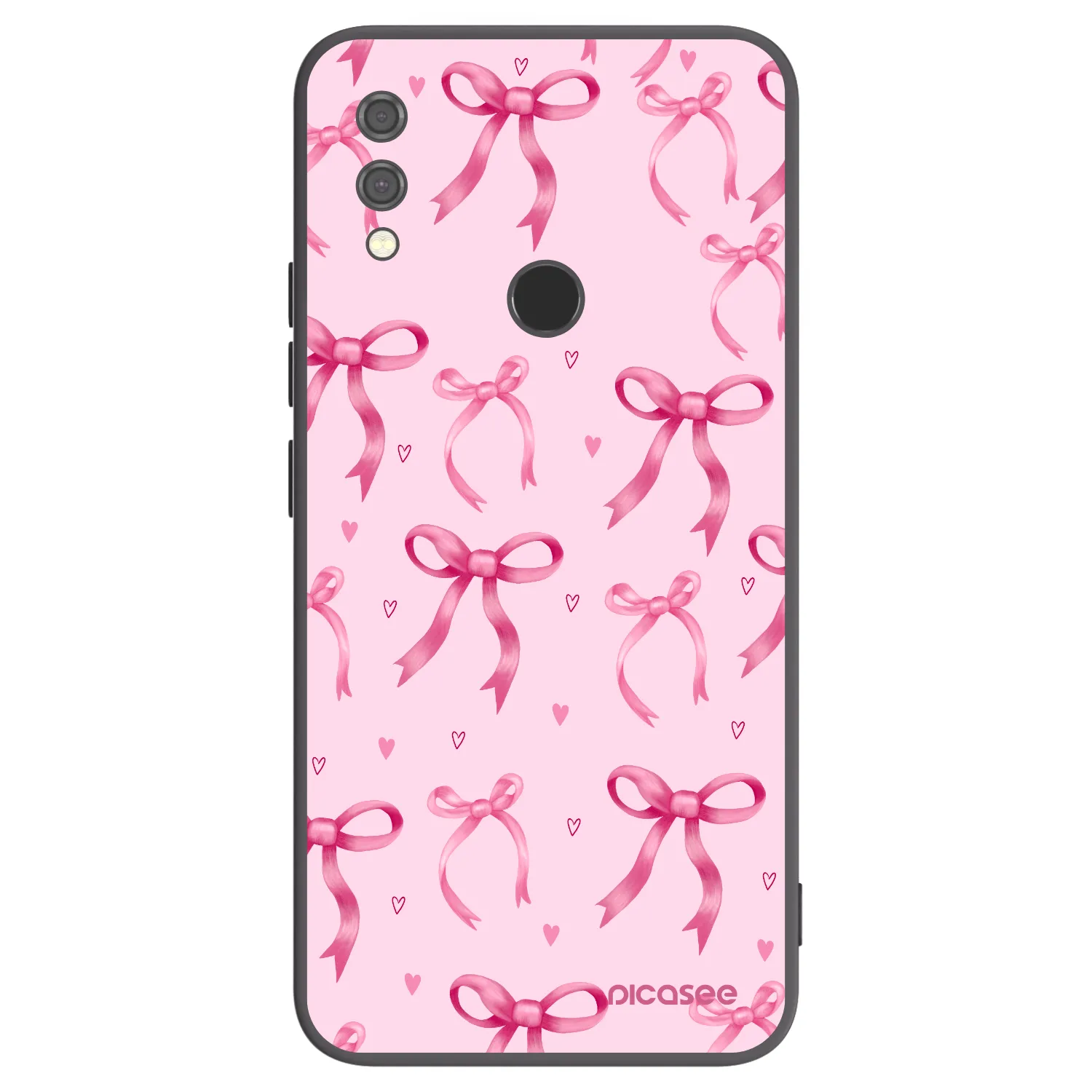 Picasee fekete szilikon tok az alábbi mobiltelefonokra Xiaomi Redmi Note 7 - Bow Aesthetic