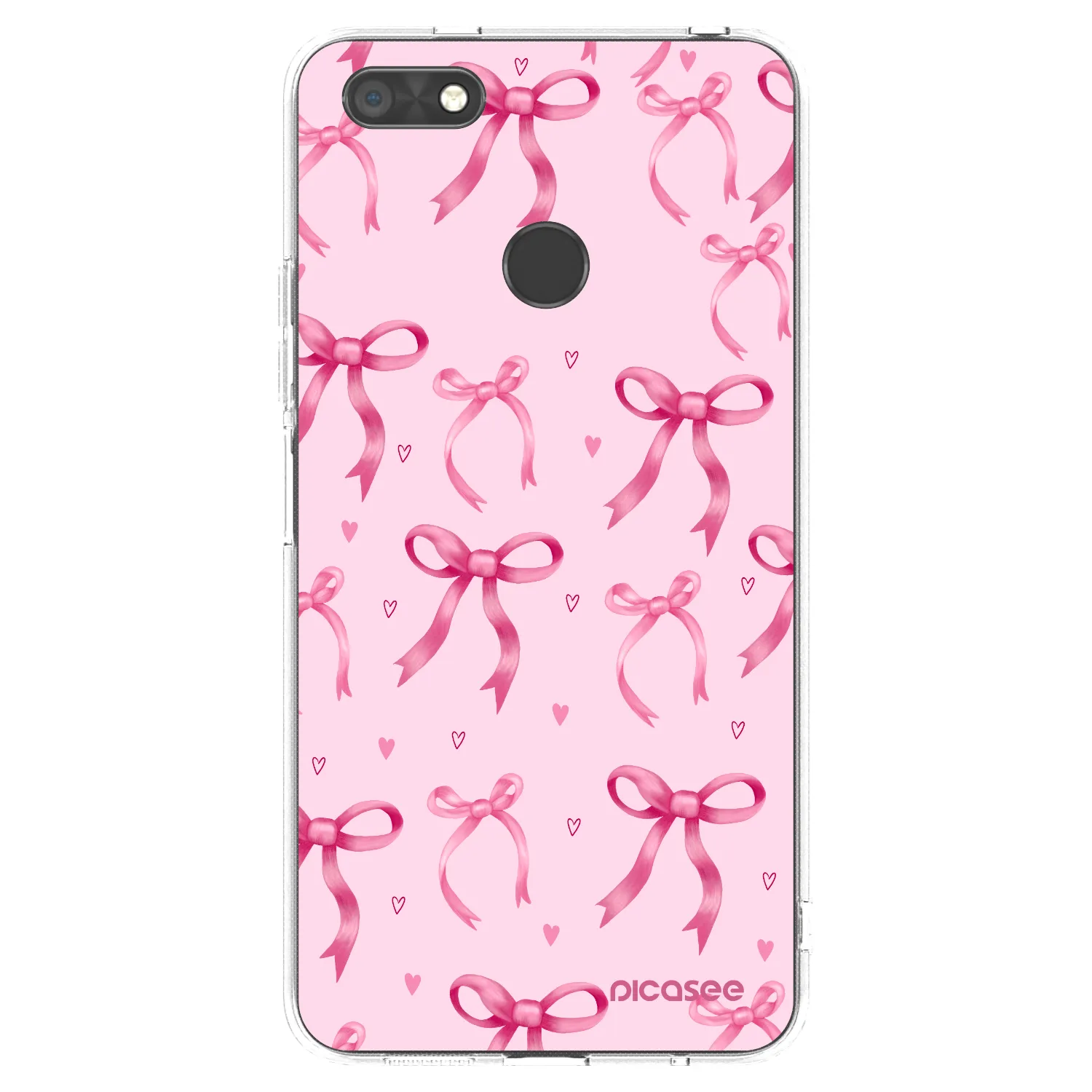 Picasee átlátszó szilikon tok az alábbi mobiltelefonokra Huawei P9 Lite Mini - Bow Aesthetic