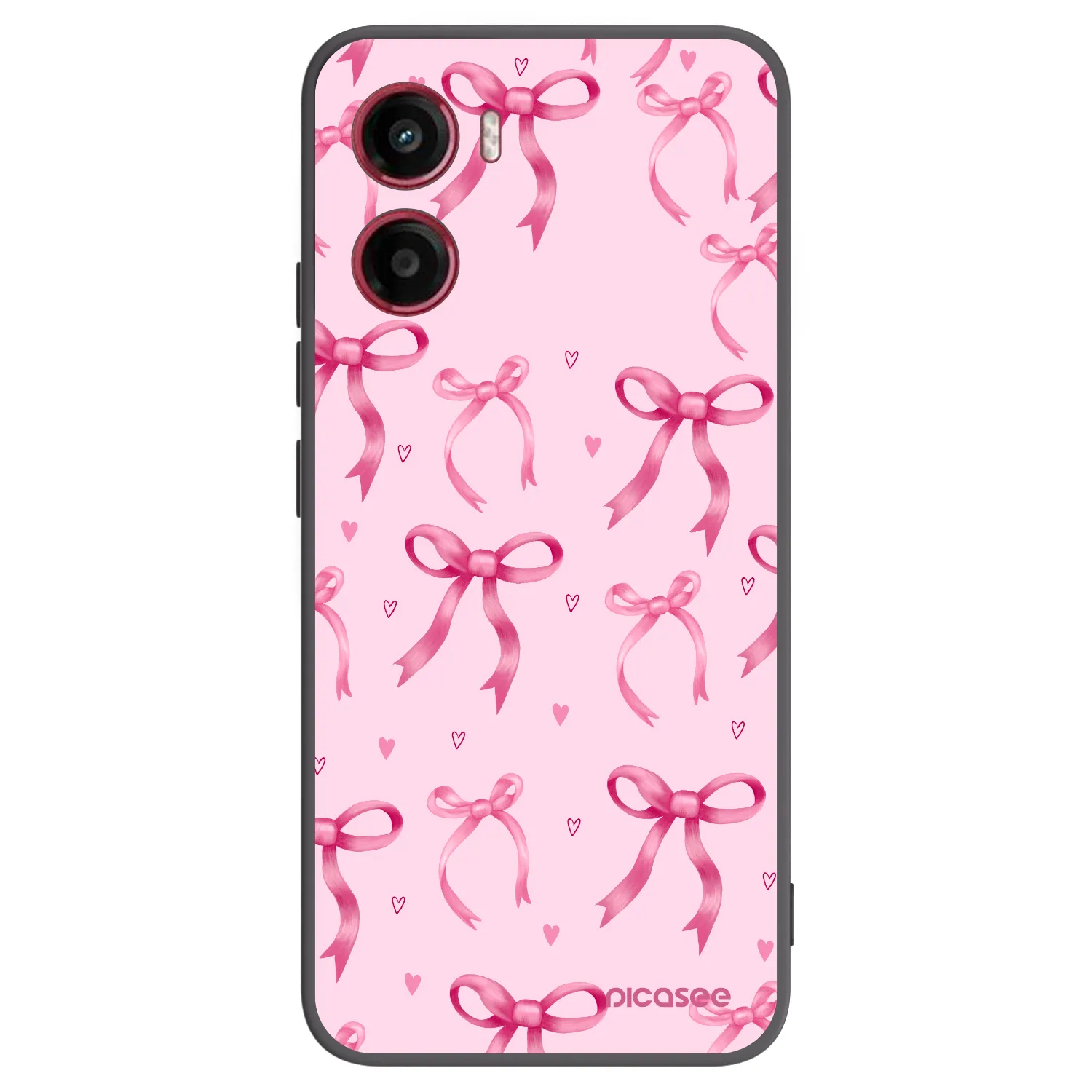 Picasee fekete szilikon tok az alábbi mobiltelefonokra Motorola Moto G05 - Bow Aesthetic