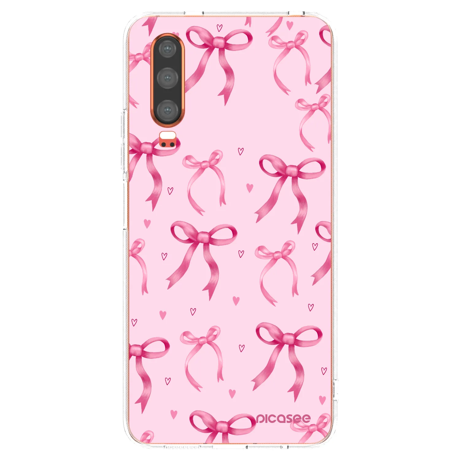 Picasee átlátszó szilikon tok az alábbi mobiltelefonokra Huawei P30 - Bow Aesthetic