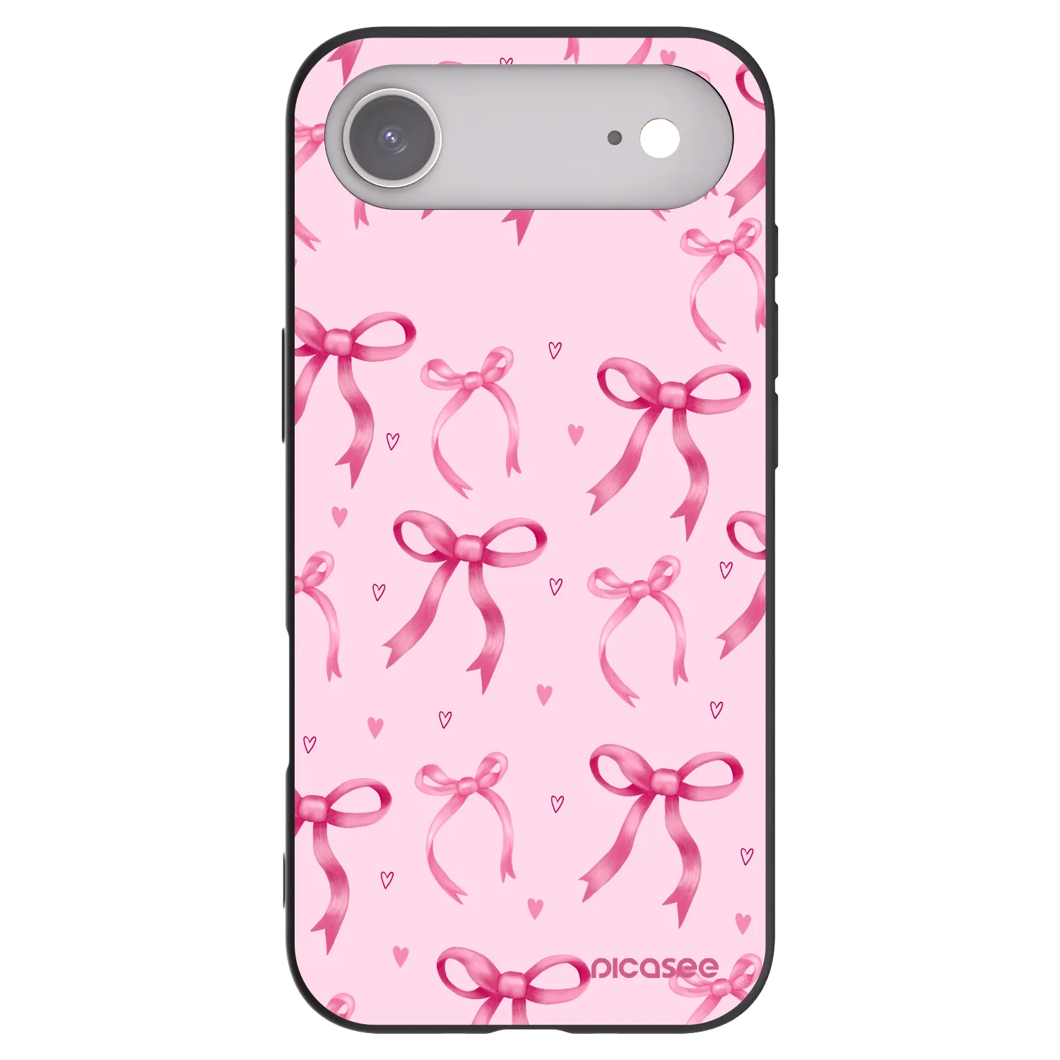 Picasee fekete szilikon tok az alábbi mobiltelefonokra Apple iPhone Air - Bow Aesthetic