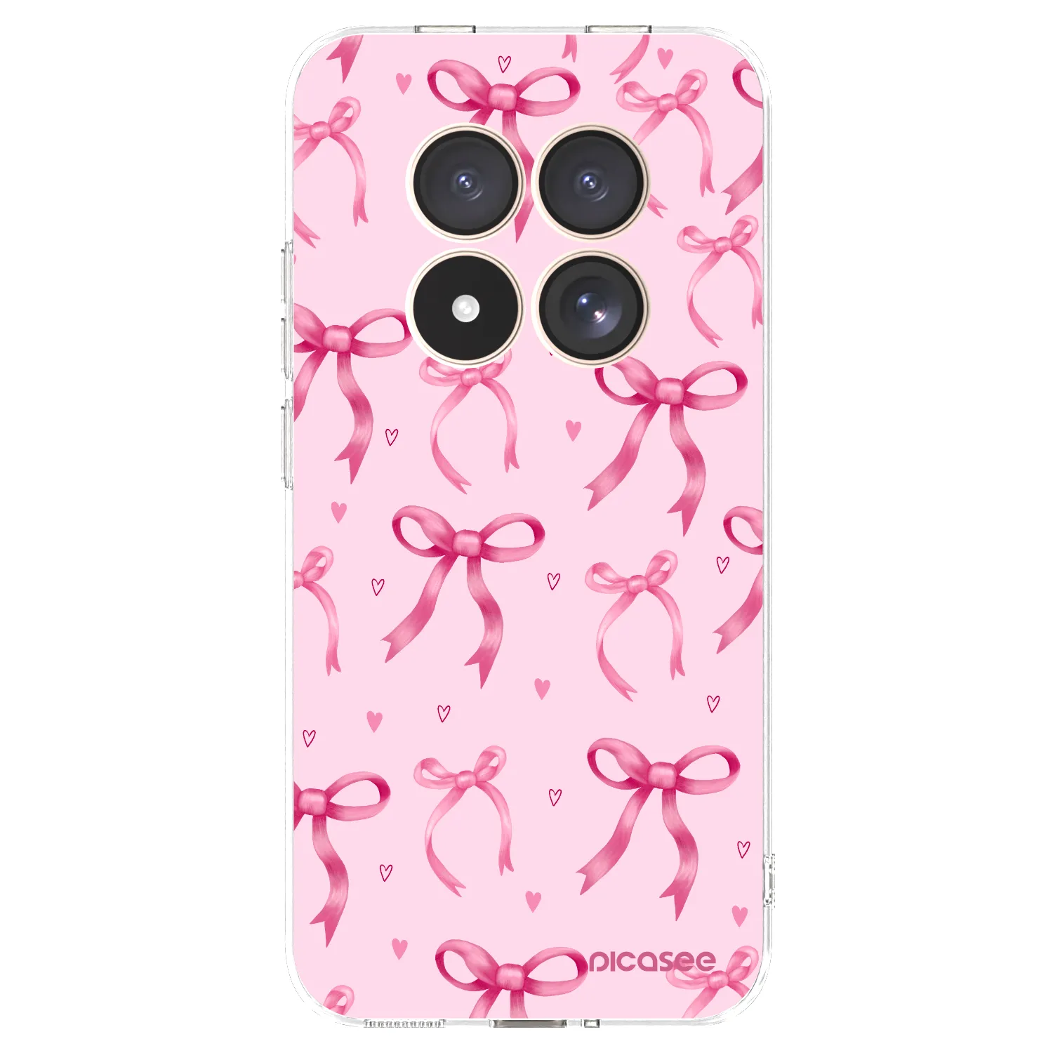 Picasee átlátszó szilikon tok az alábbi mobiltelefonokra Xiaomi Redmi Note 15 Pro 4G - Bow Aesthetic