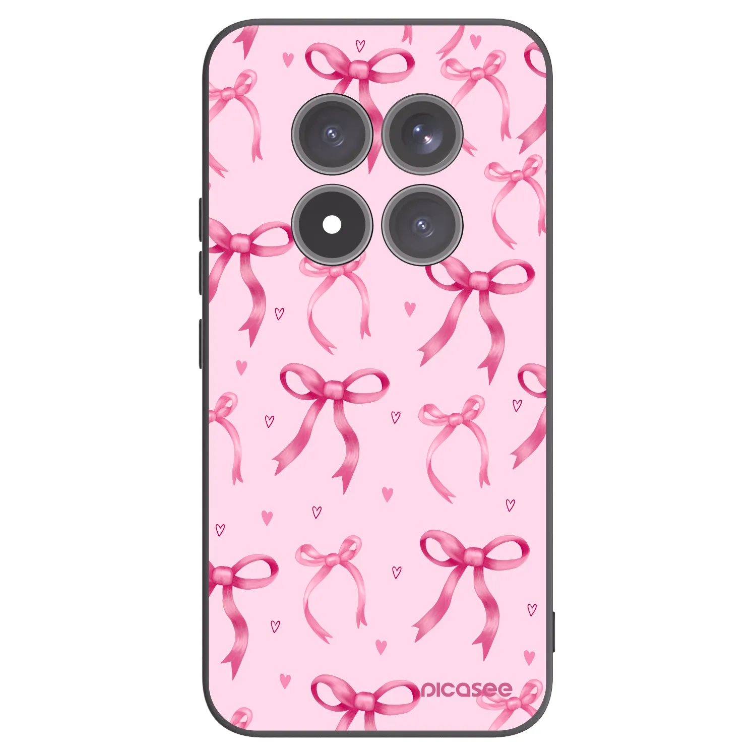 Picasee fekete szilikon tok az alábbi mobiltelefonokra Xiaomi Redmi Note 15 Pro+ - Bow Aesthetic