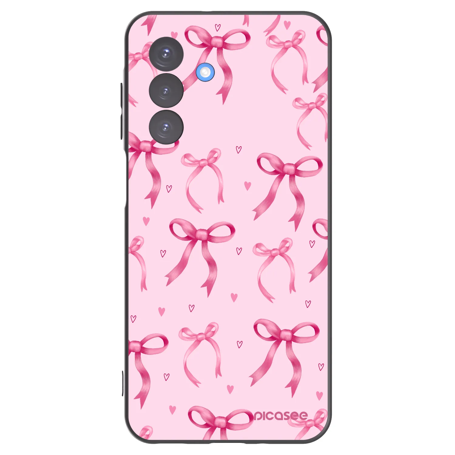 Picasee fekete szilikon tok az alábbi mobiltelefonokra Samsung Galaxy A17 5G - Bow Aesthetic