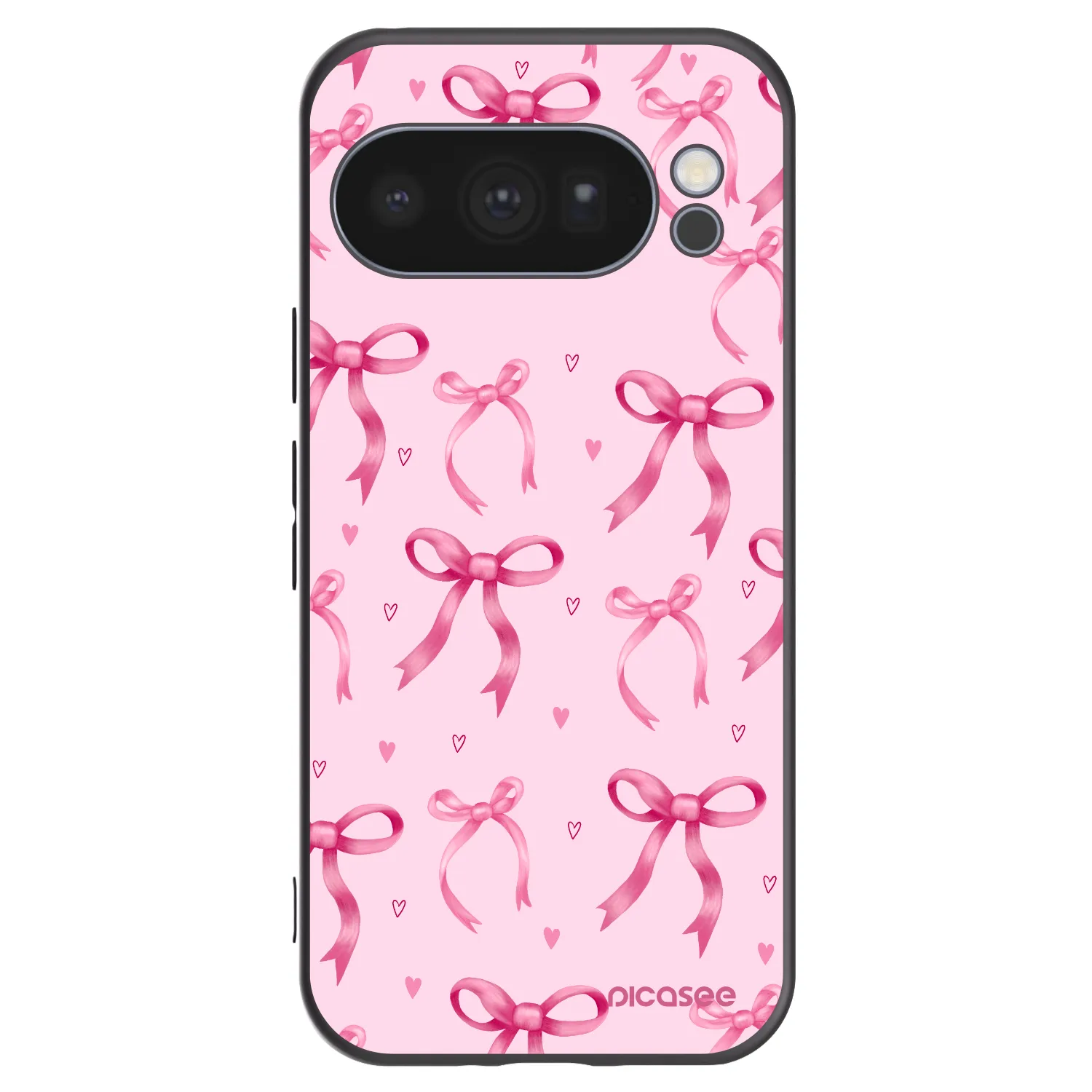 Picasee fekete szilikon tok az alábbi mobiltelefonokra Google Pixel 10 Pro - Bow Aesthetic