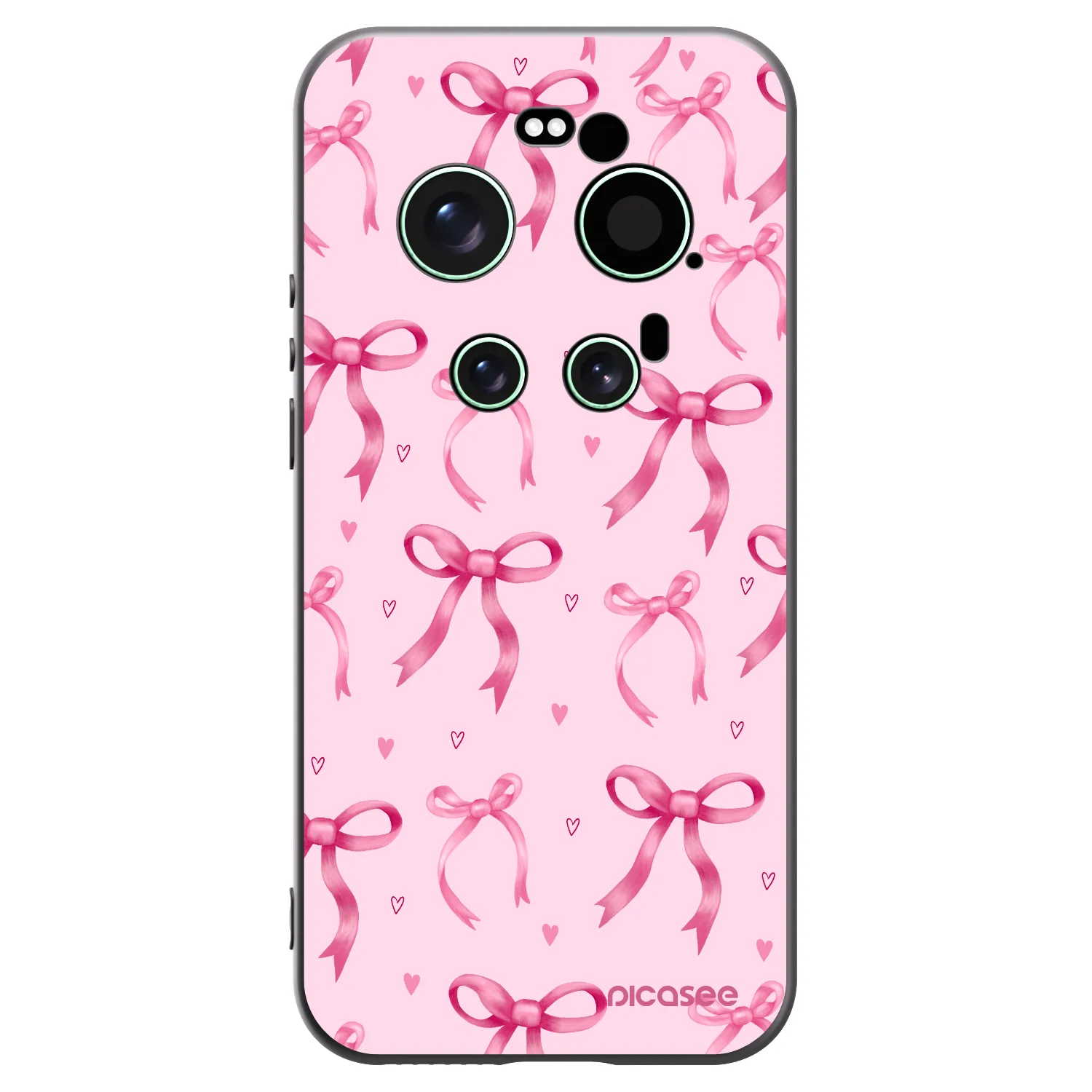 Picasee fekete szilikon tok az alábbi mobiltelefonokra Xiaomi 17 Ultra - Bow Aesthetic