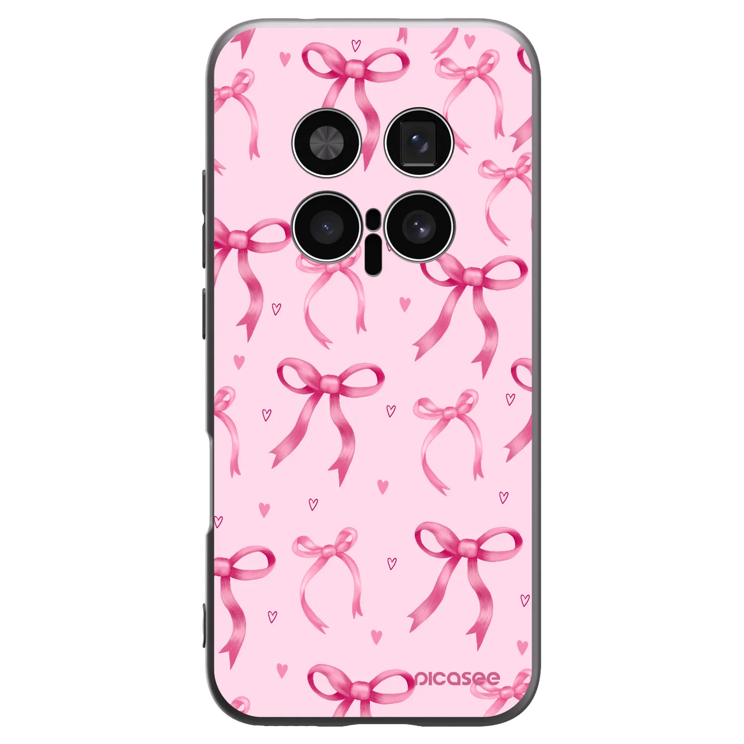Picasee fekete szilikon tok az alábbi mobiltelefonokra Honor Magic8 Pro 5G - Bow Aesthetic