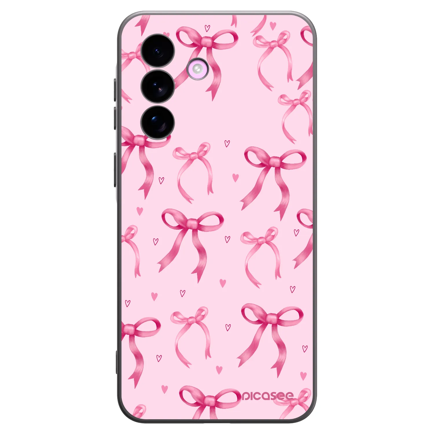 Picasee fekete szilikon tok az alábbi mobiltelefonokra Samsung Galaxy A57 5G - Bow Aesthetic