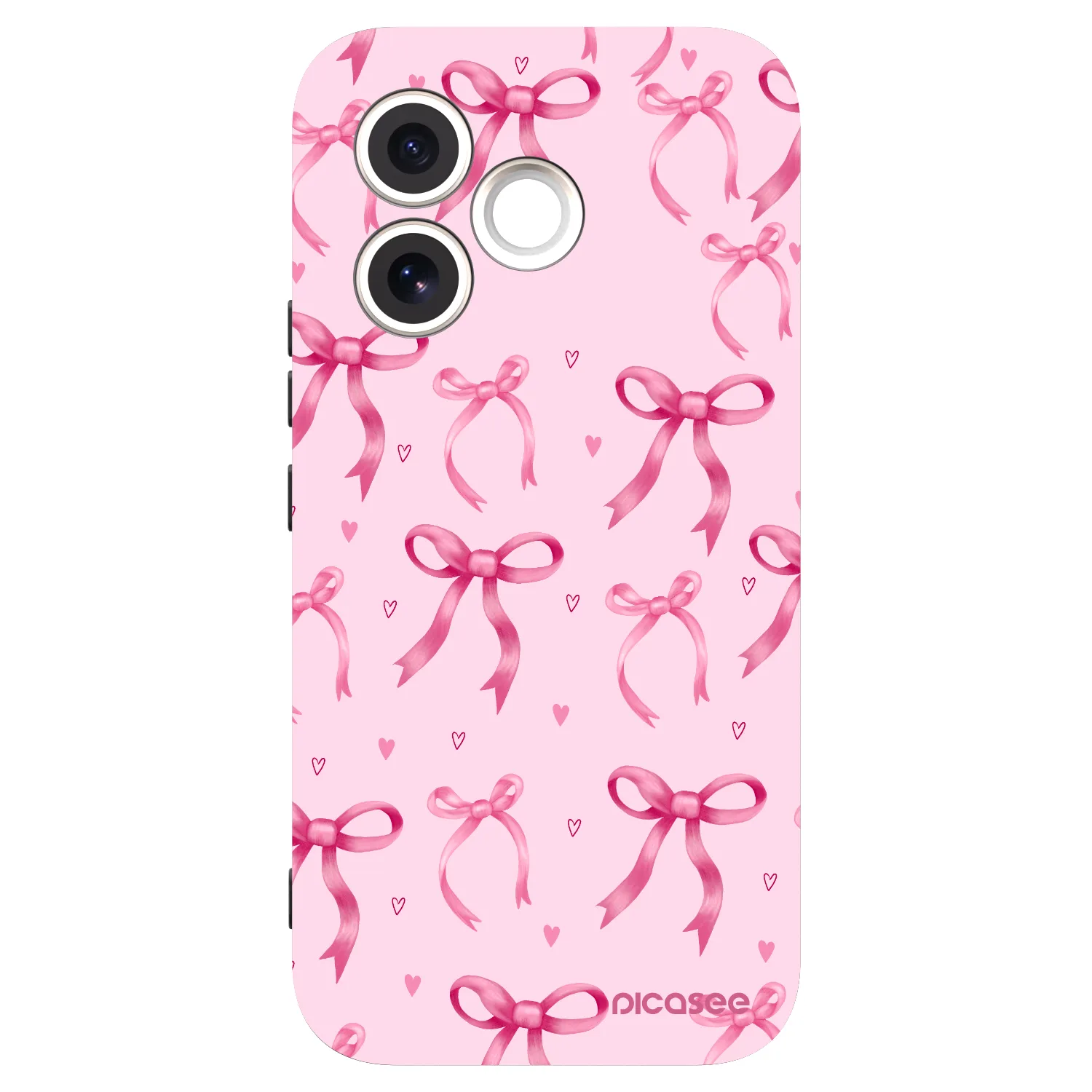 Picasee fekete szilikon tok az alábbi mobiltelefonokra Honor 600 Lite - Bow Aesthetic