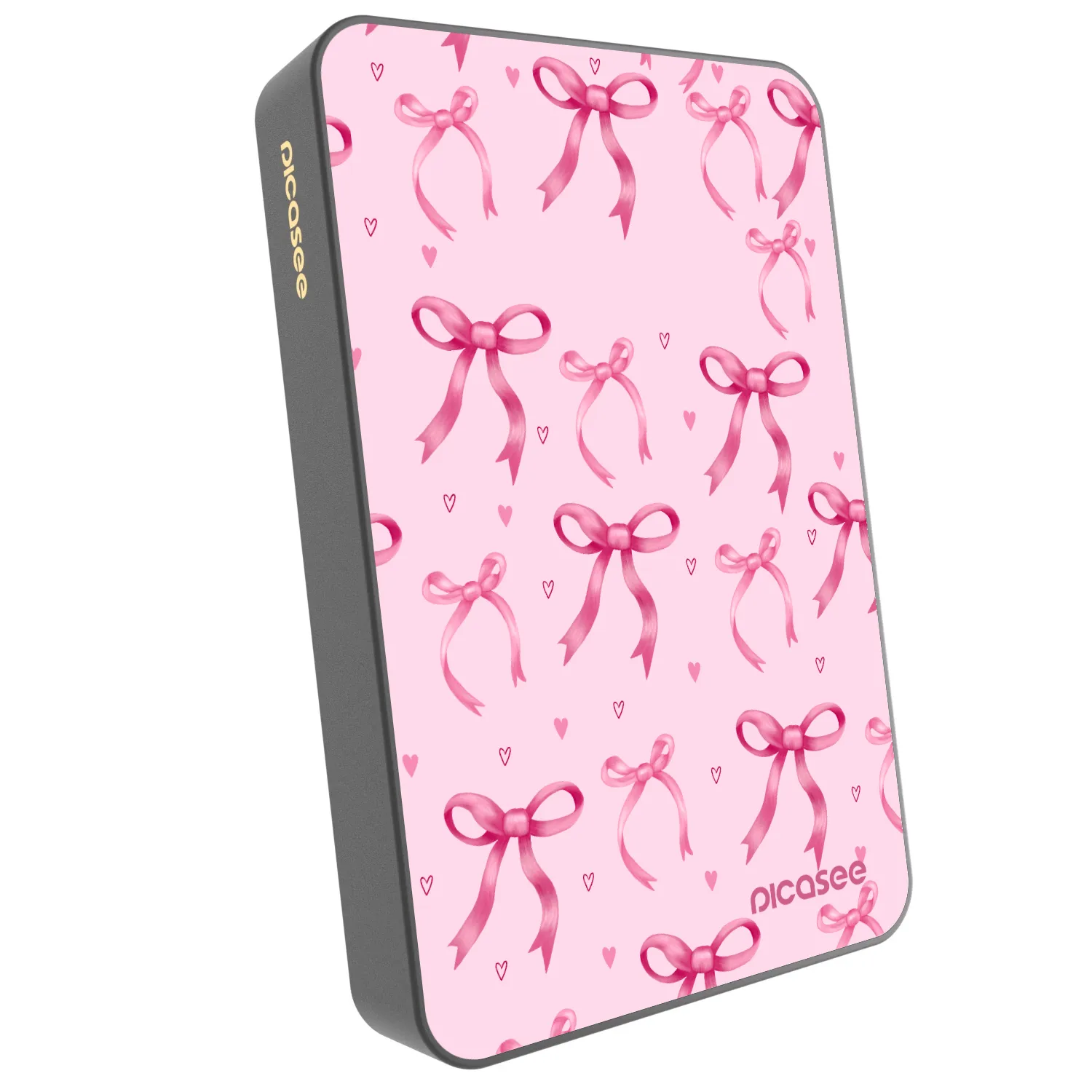 Picasee Powerbank MagSafe 10 000 mAh Szürke - Bow Aesthetic