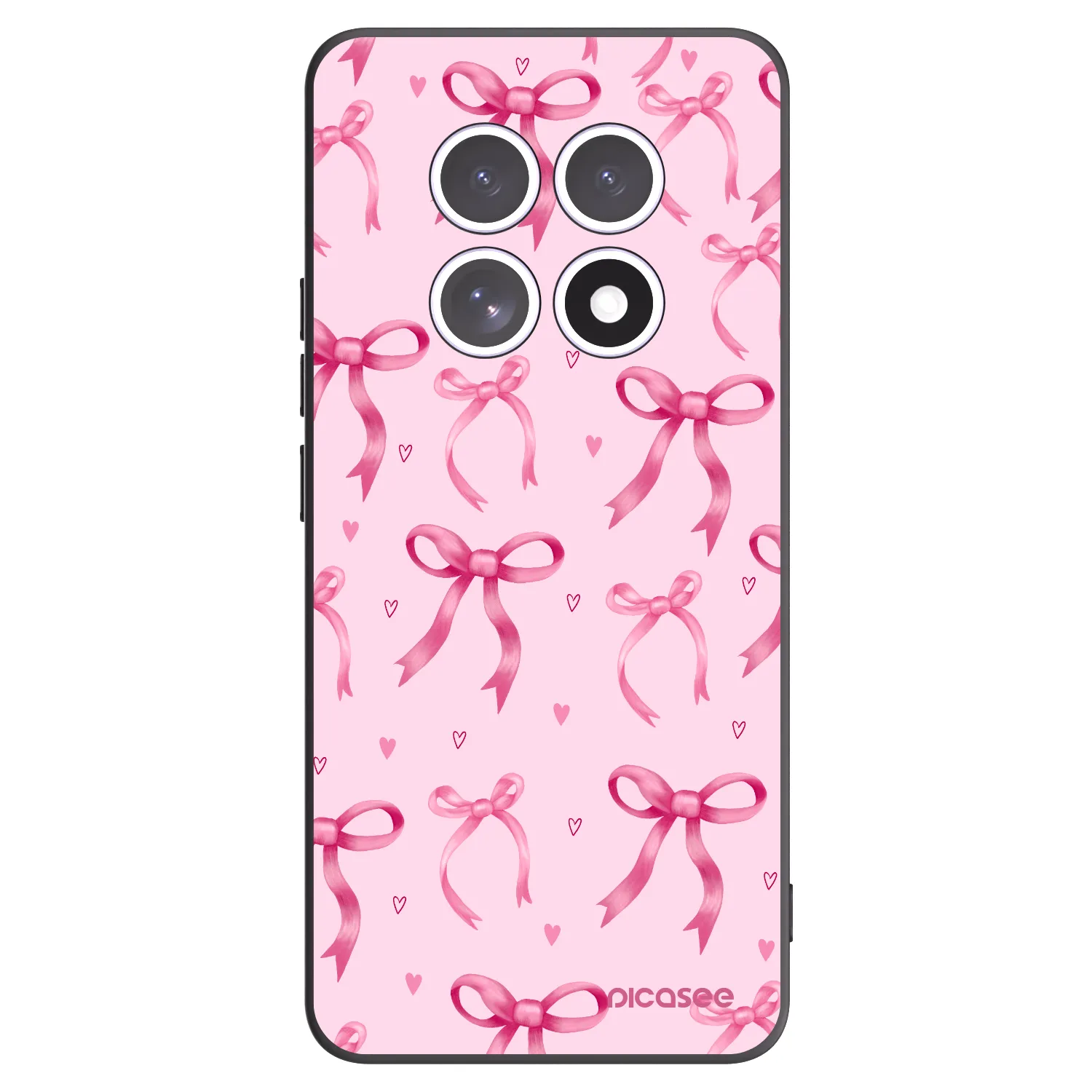 Picasee fekete szilikon tok az alábbi mobiltelefonokra Xiaomi Redmi Note 15 5G - Bow Aesthetic