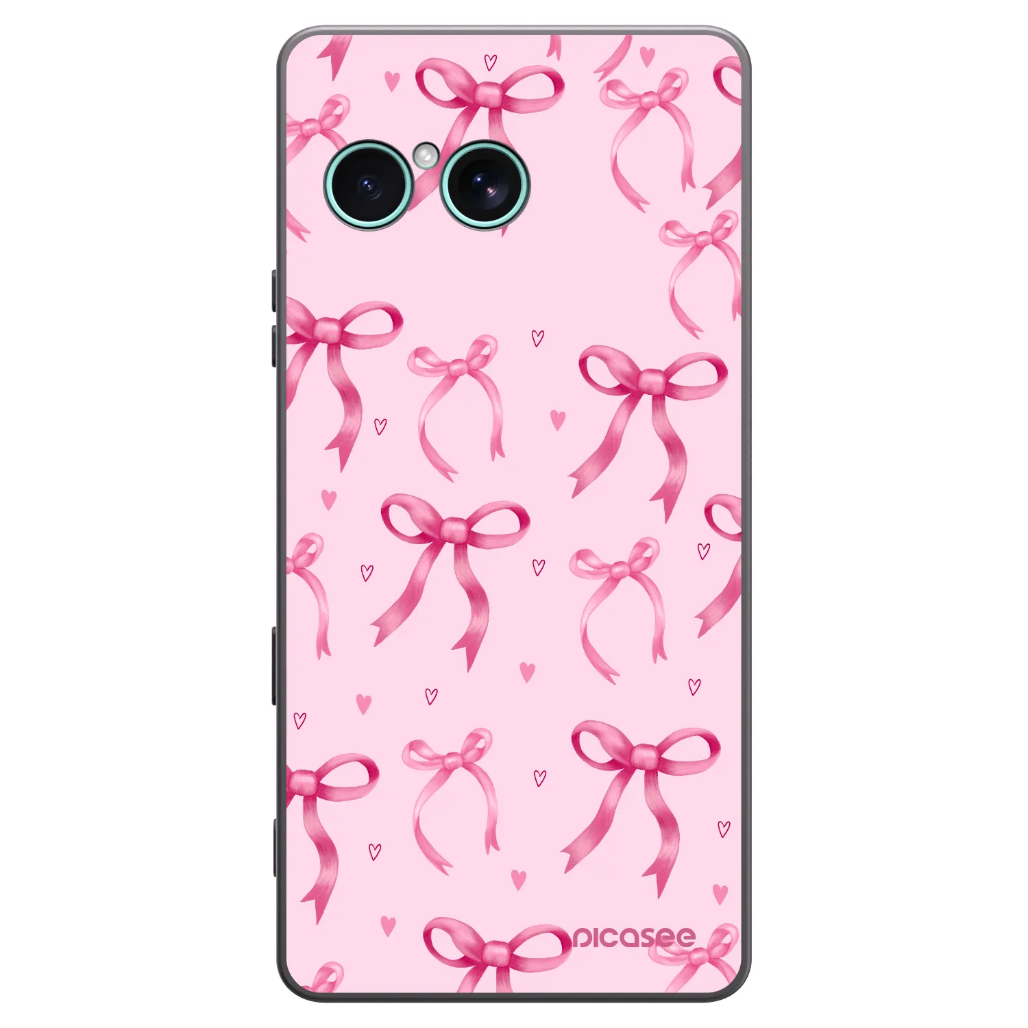 Picasee fekete szilikon tok az alábbi mobiltelefonokra Sony Xperia 10 VII - Bow Aesthetic