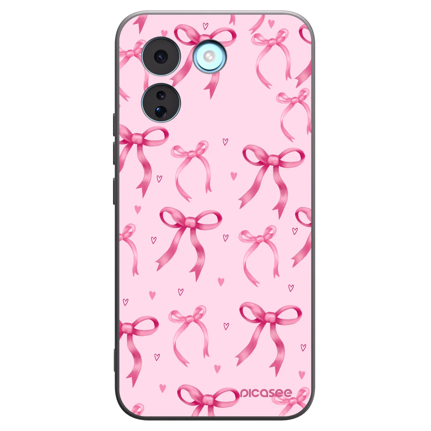 Picasee fekete szilikon tok az alábbi mobiltelefonokra Xiaomi Redmi Note 17 Pro MAX 5G - Bow Aesthetic