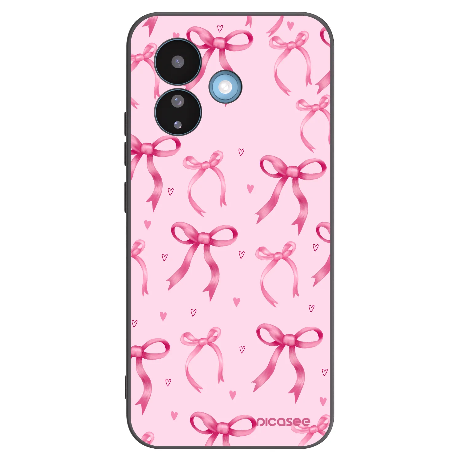 Picasee fekete szilikon tok az alábbi mobiltelefonokra Xiaomi Redmi Note 17 Pro 5G - Bow Aesthetic