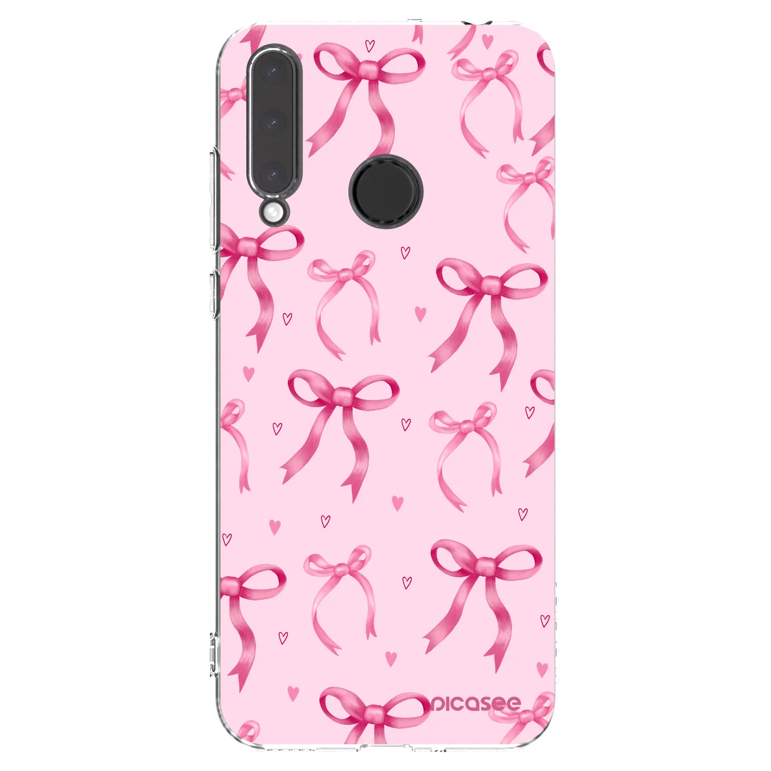 Picasee átlátszó szilikon tok az alábbi mobiltelefonokra Honor 20 Lite - Bow Aesthetic