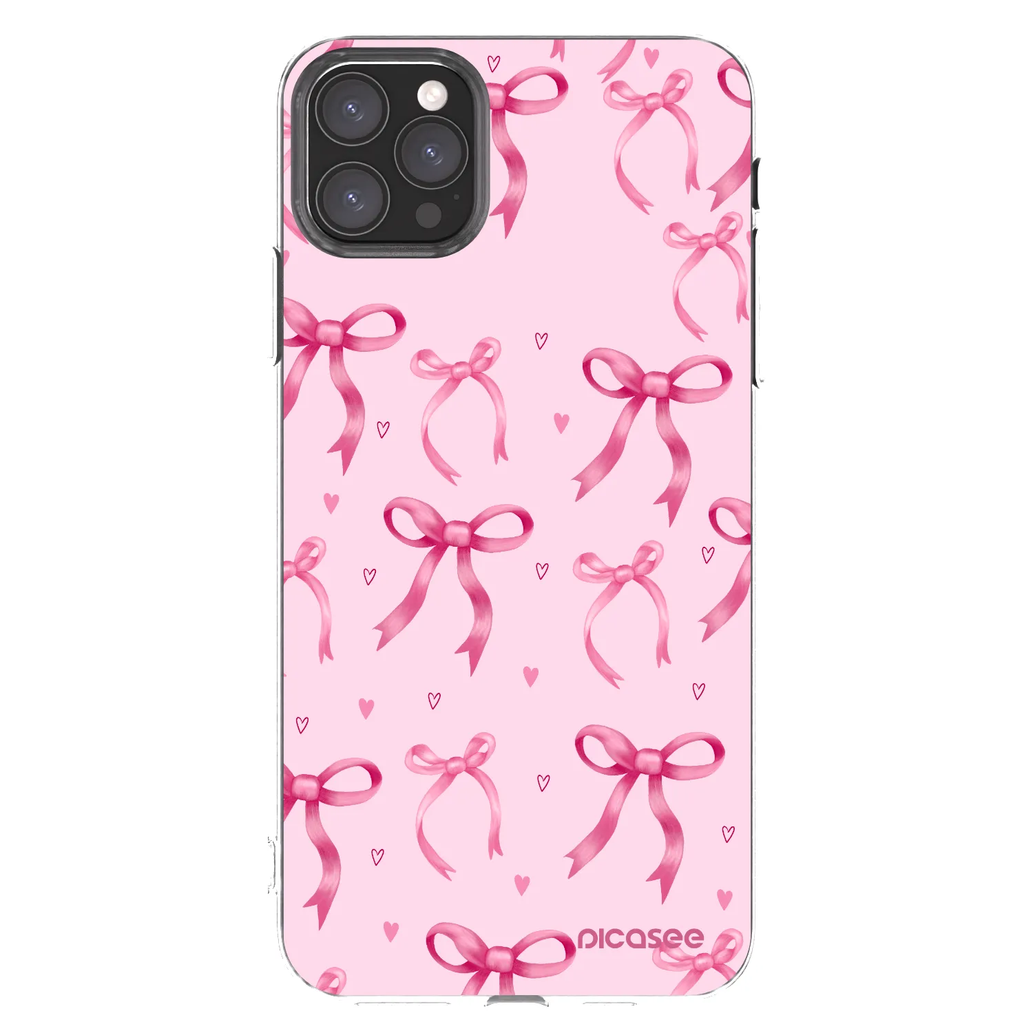 Picasee átlátszó szilikon tok az alábbi mobiltelefonokra Apple iPhone 11 Pro Max - Bow Aesthetic