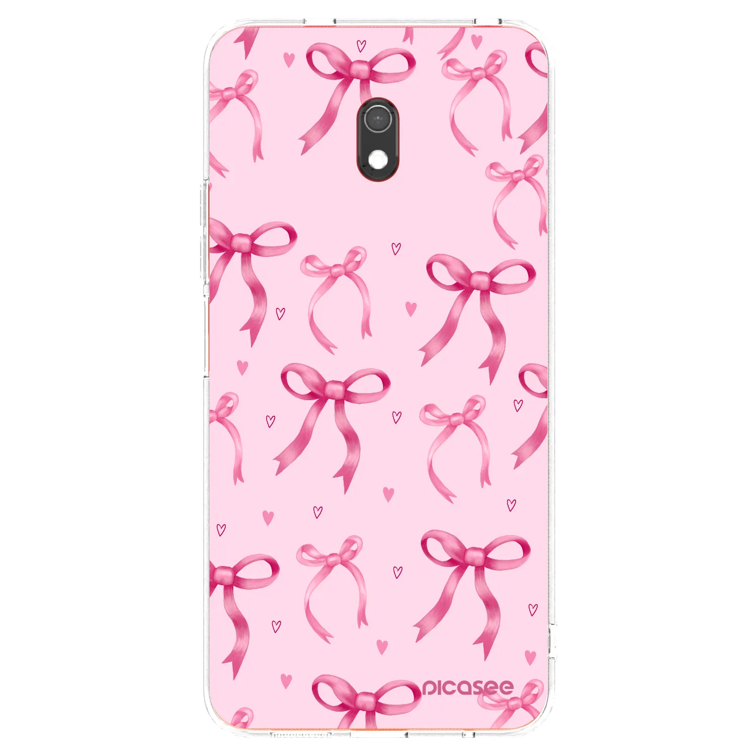 Picasee átlátszó szilikon tok az alábbi mobiltelefonokra Xiaomi Redmi 8A - Bow Aesthetic