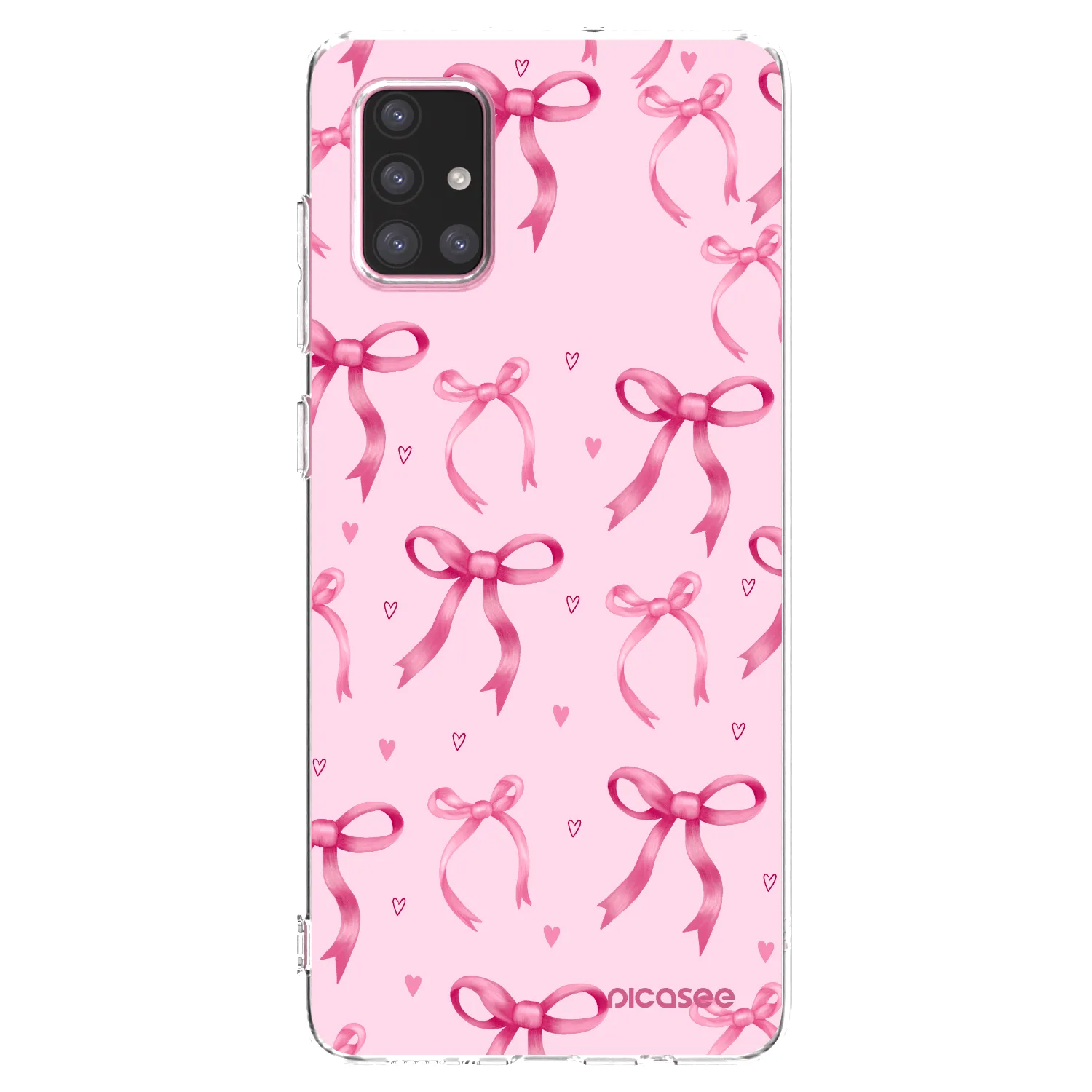 Picasee átlátszó szilikon tok az alábbi mobiltelefonokra Samsung Galaxy A71 A715F - Bow Aesthetic