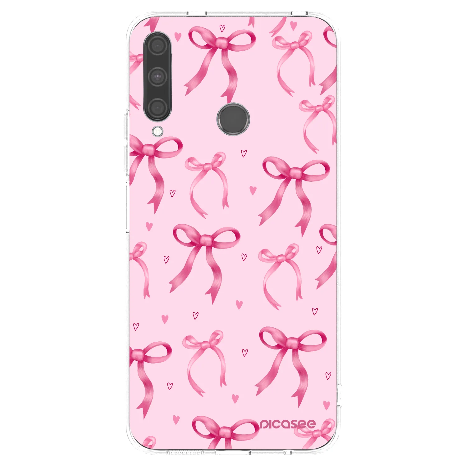 Picasee átlátszó szilikon tok az alábbi mobiltelefonokra Huawei P40 Lite E - Bow Aesthetic