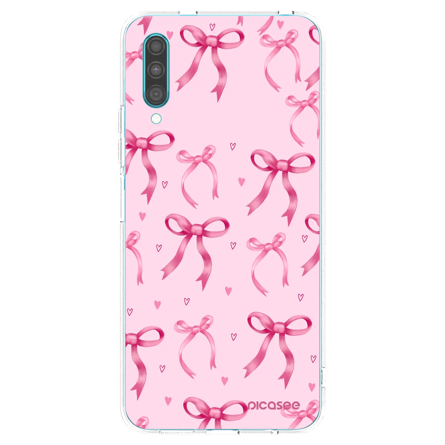 Picasee átlátszó szilikon tok az alábbi mobiltelefonokra Samsung Galaxy A30s A307F - Bow Aesthetic