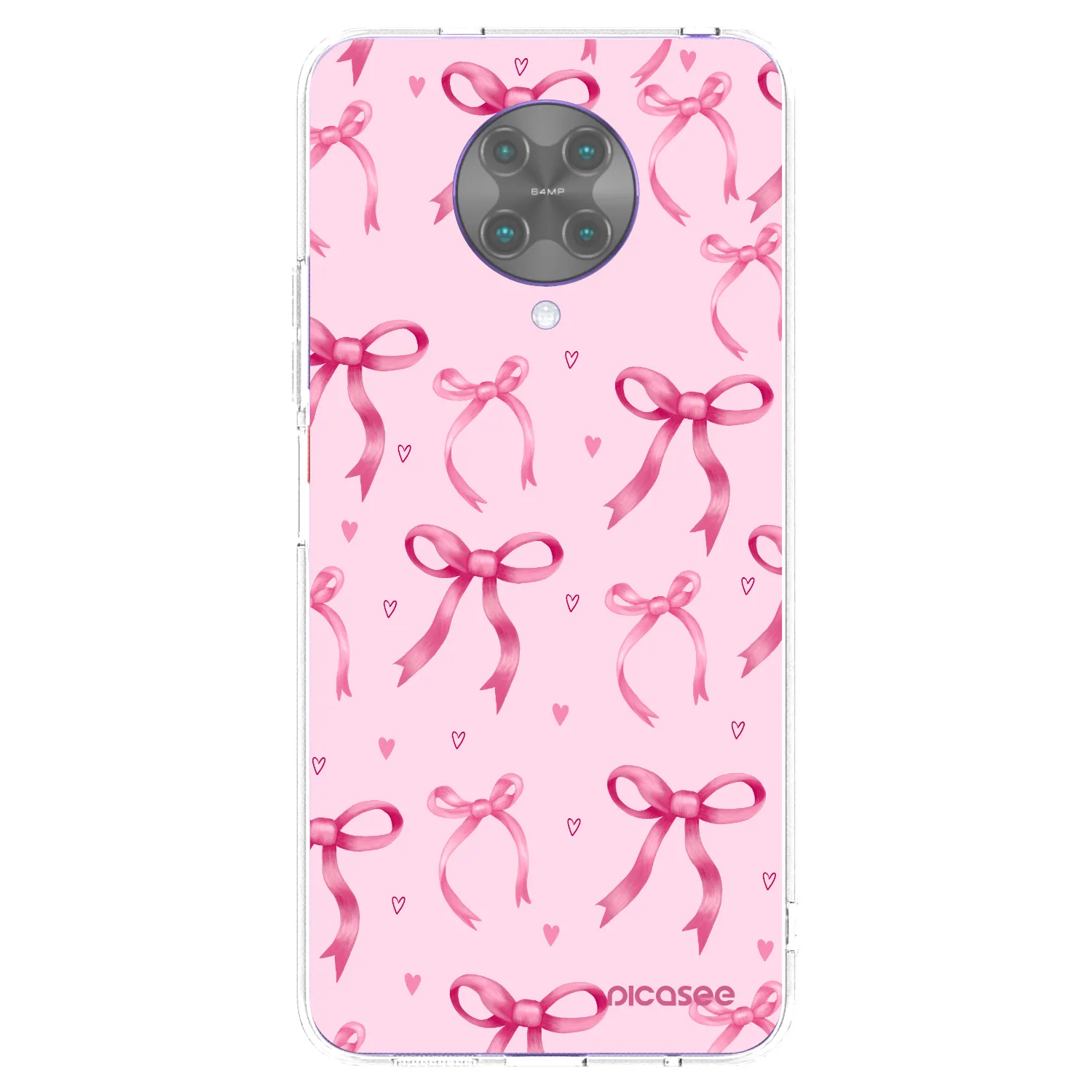 Picasee átlátszó szilikon tok az alábbi mobiltelefonokra Xiaomi Poco F2 Pro - Bow Aesthetic