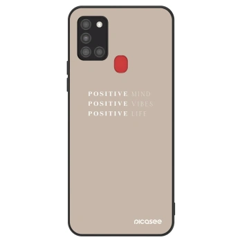 Szilikon tok erre a típusra Samsung Galaxy A21s - Positive Vibes