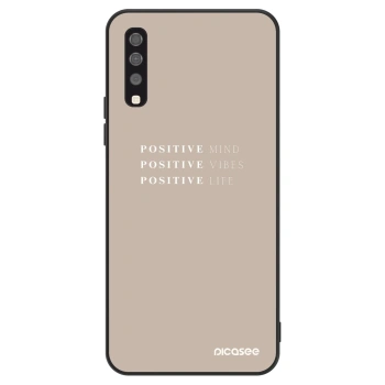 Szilikon tok erre a típusra Samsung Galaxy A70 A705F - Positive Vibes
