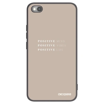 Picasee fekete szilikon tok az alábbi mobiltelefonokra Xiaomi Redmi Note 11S 5G - Positive Vibes