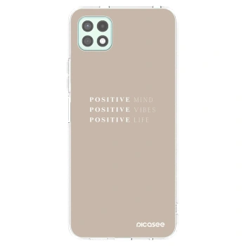 Picasee átlátszó szilikon tok az alábbi mobiltelefonokra Samsung Galaxy A22 A226B 5G - Positive Vibes